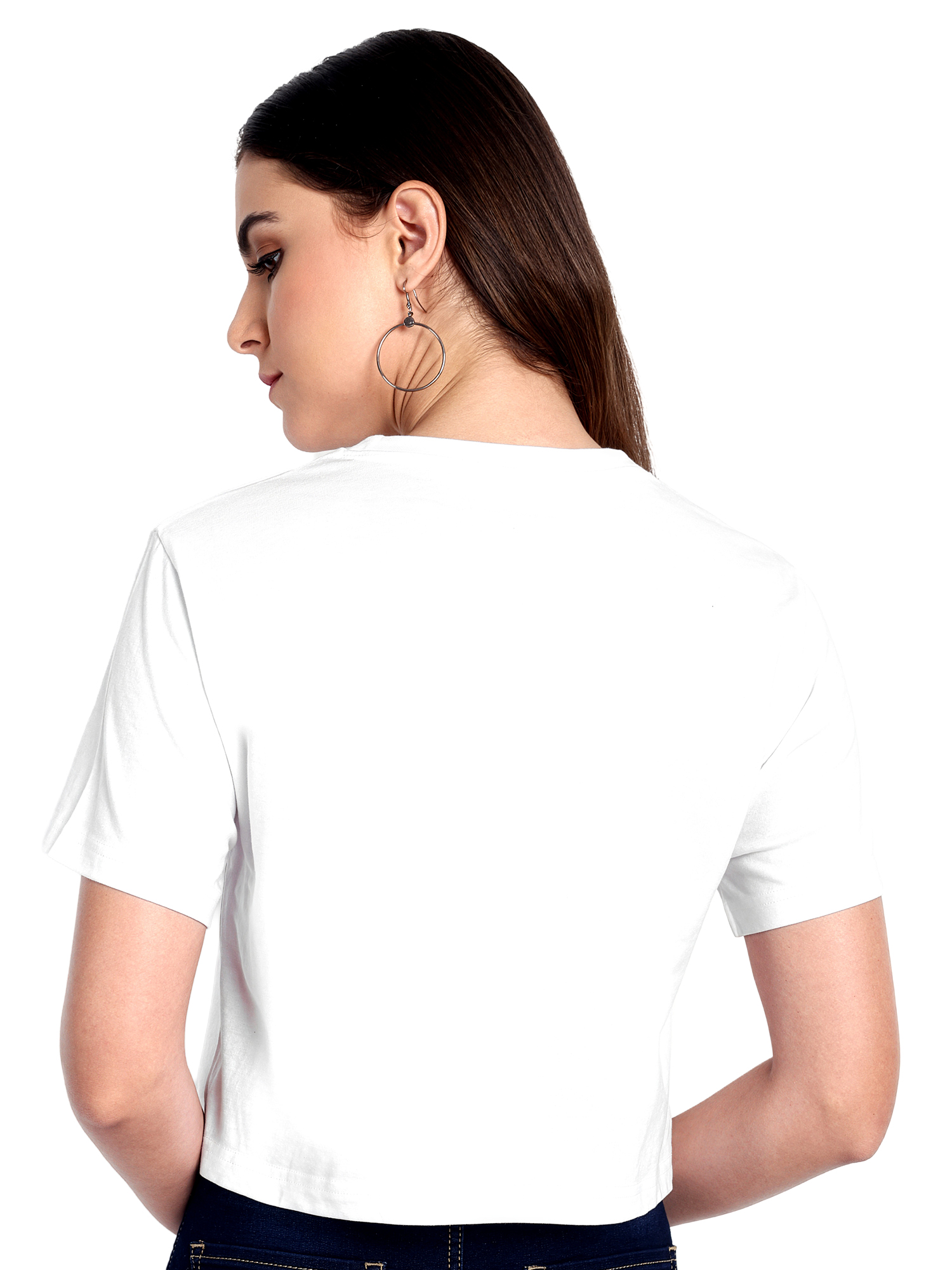 MUNCHKIN - Women's White Crop Tshirt view 2