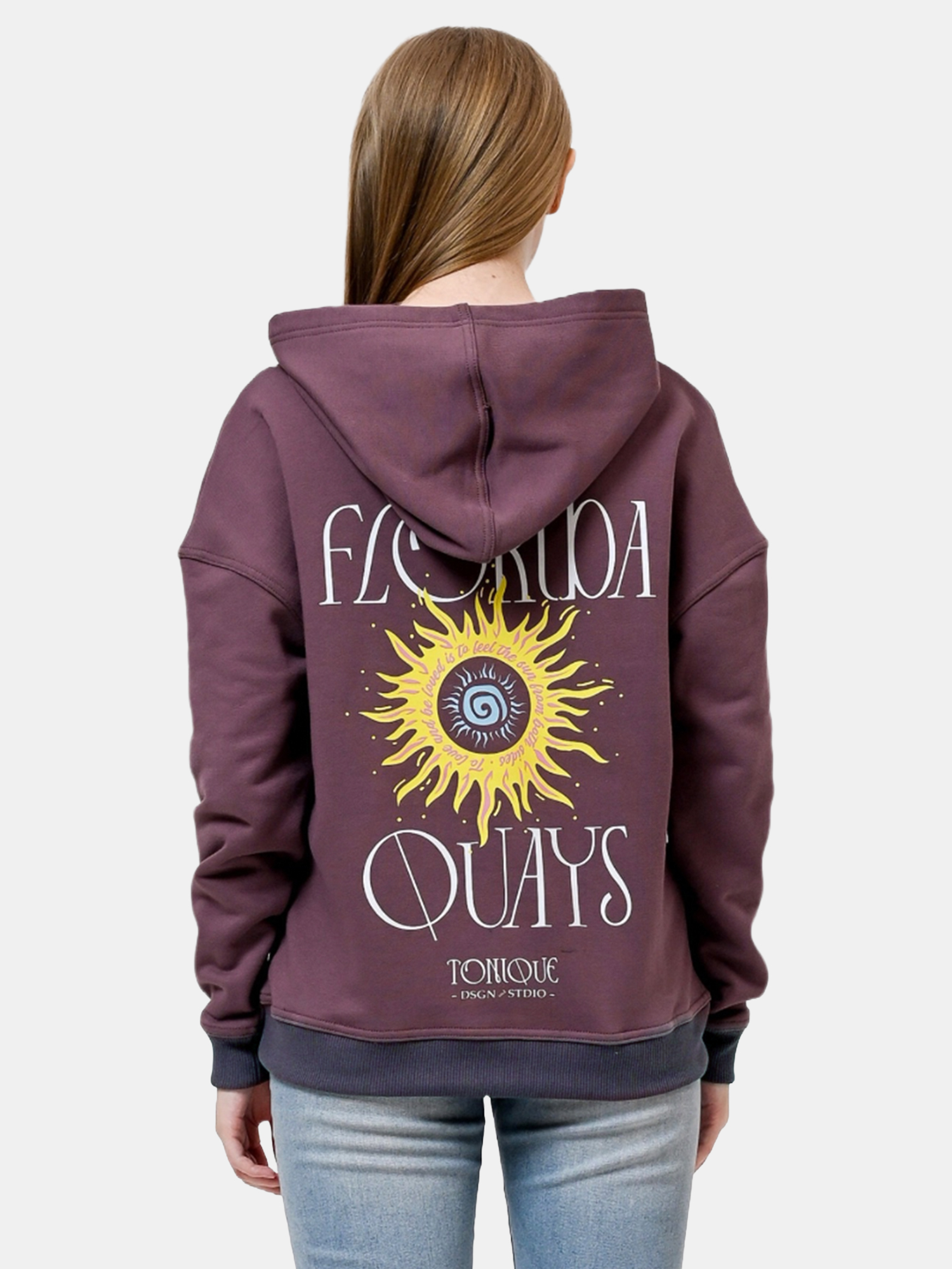 HOLLY - Women's PLUM Hoodie view 2
