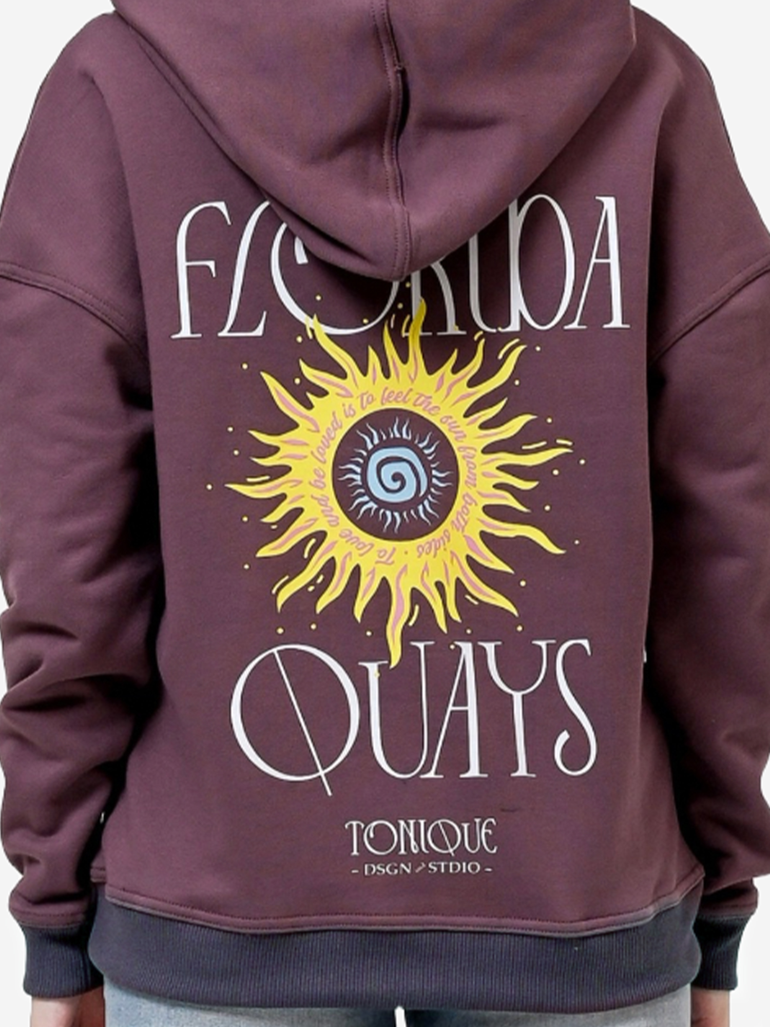 HOLLY - Women's PLUM Hoodie view 4