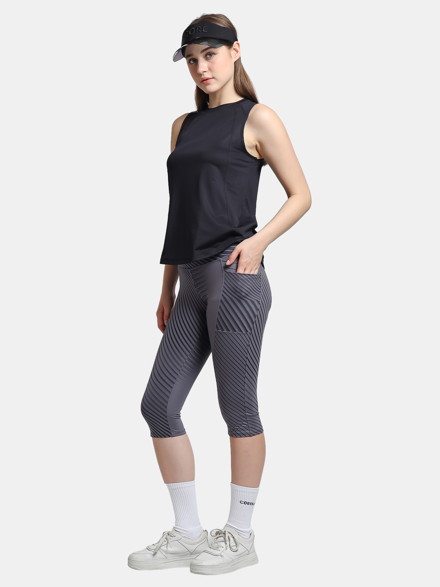 Carmen Tank Black