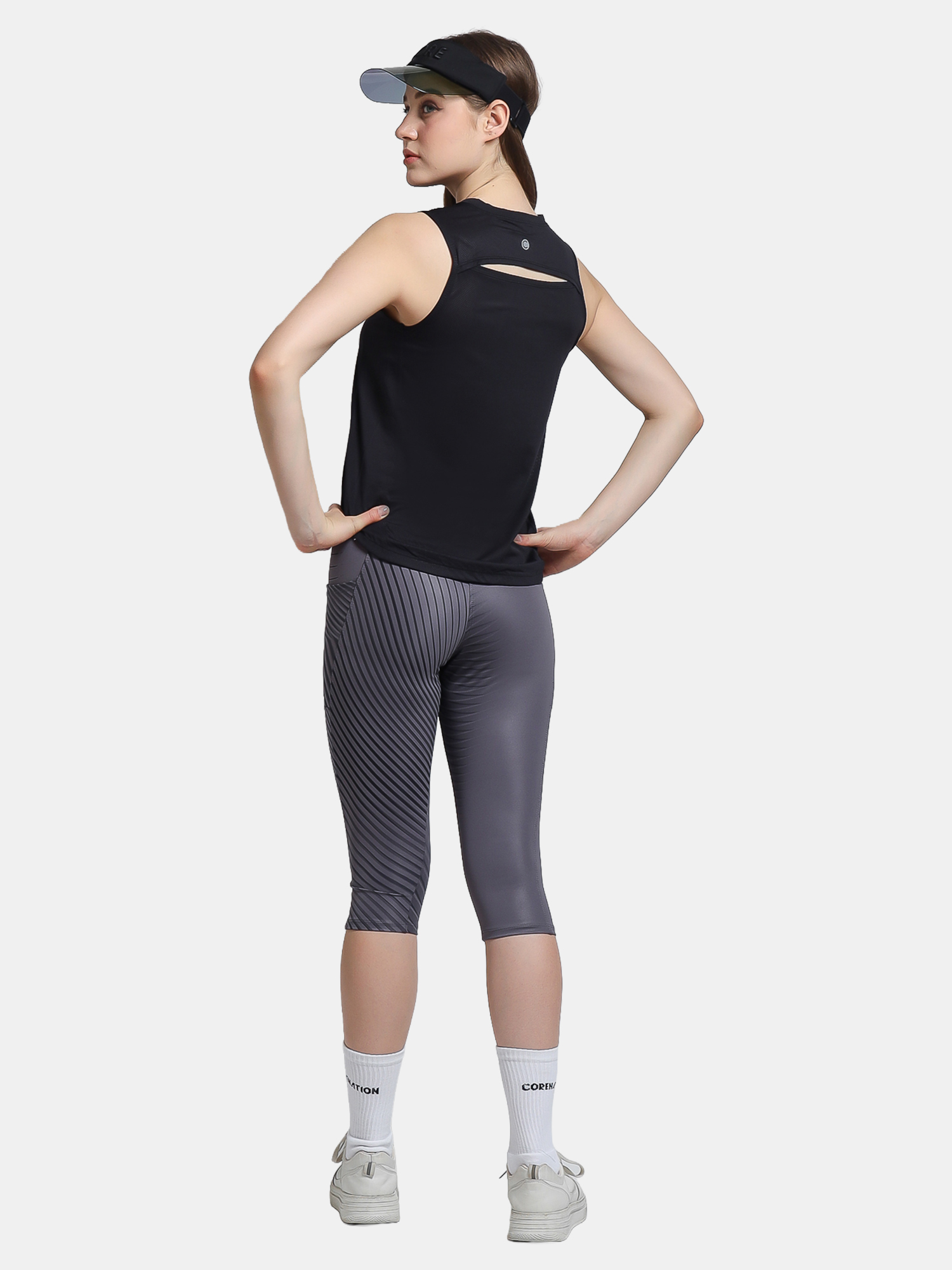Carmen Tank Black view 3