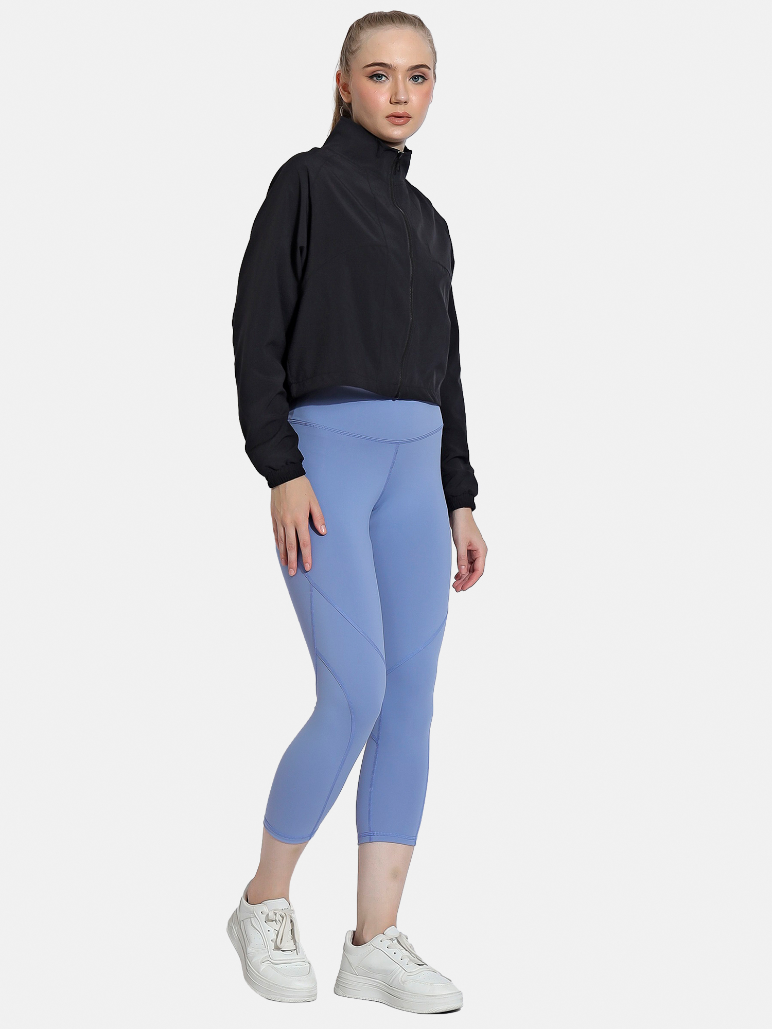 Levana Cropped Windbreaker Jacket view 3