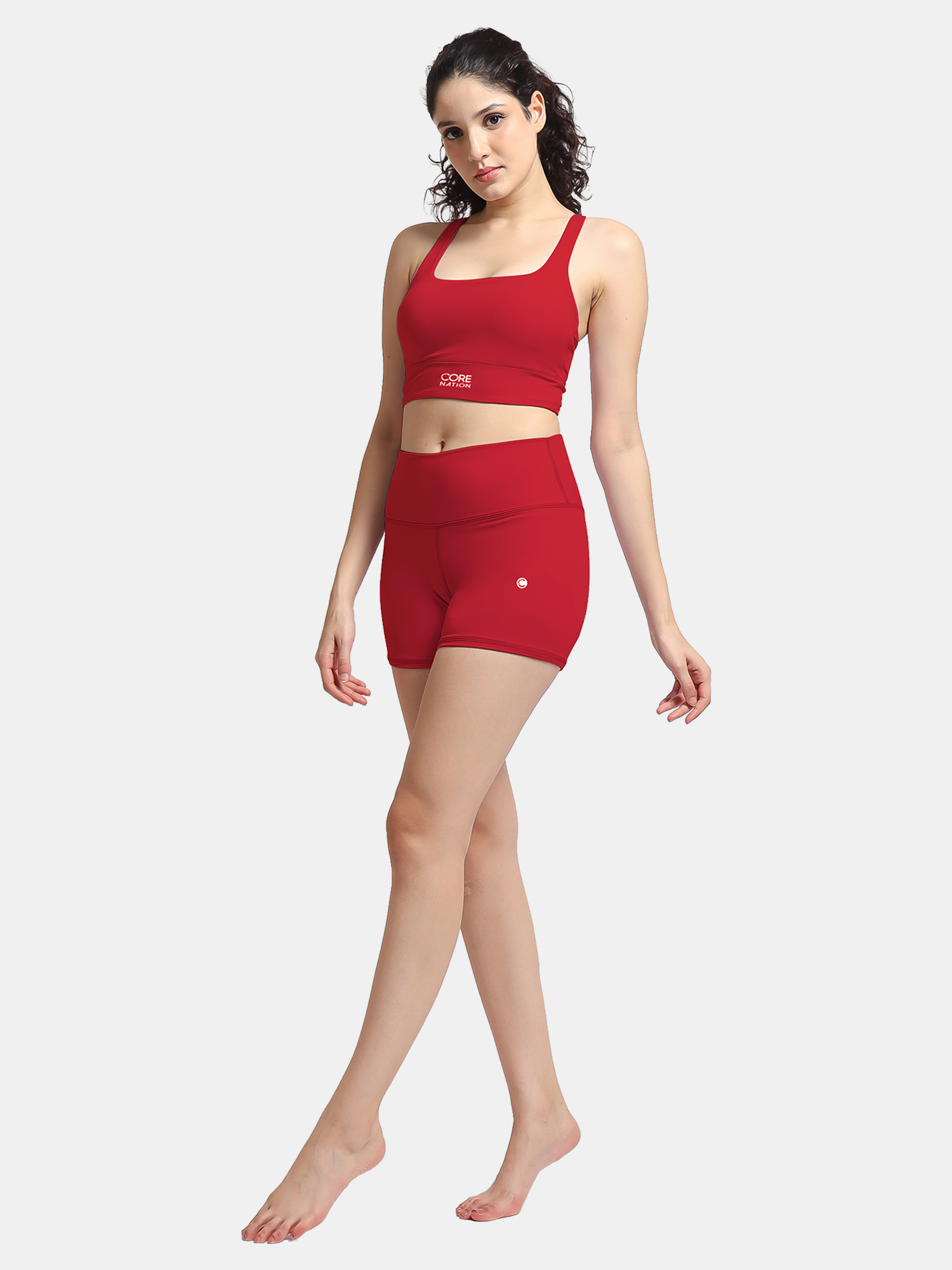 Core Shorts Pants Legging High Waist Pendek view 4
