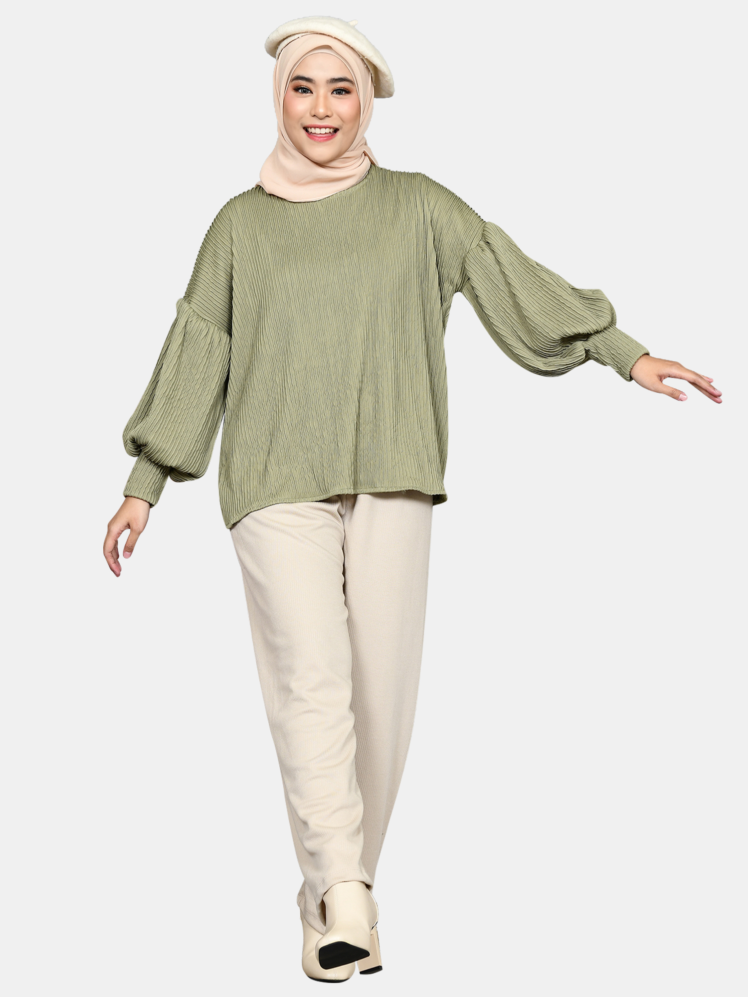Mybamus Falloon Plisket Top