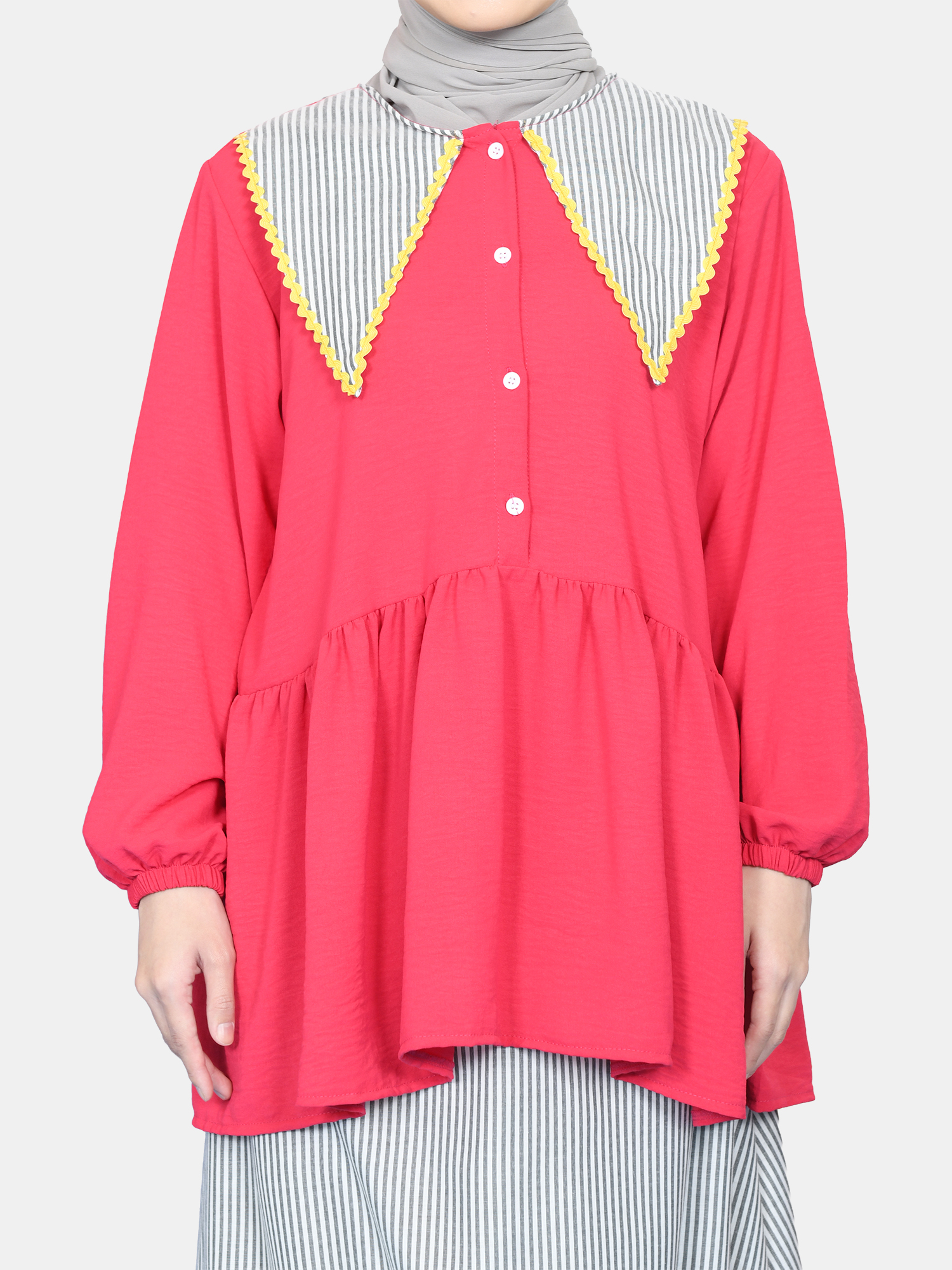 Mybamus Kaiz Collar Tops view 3