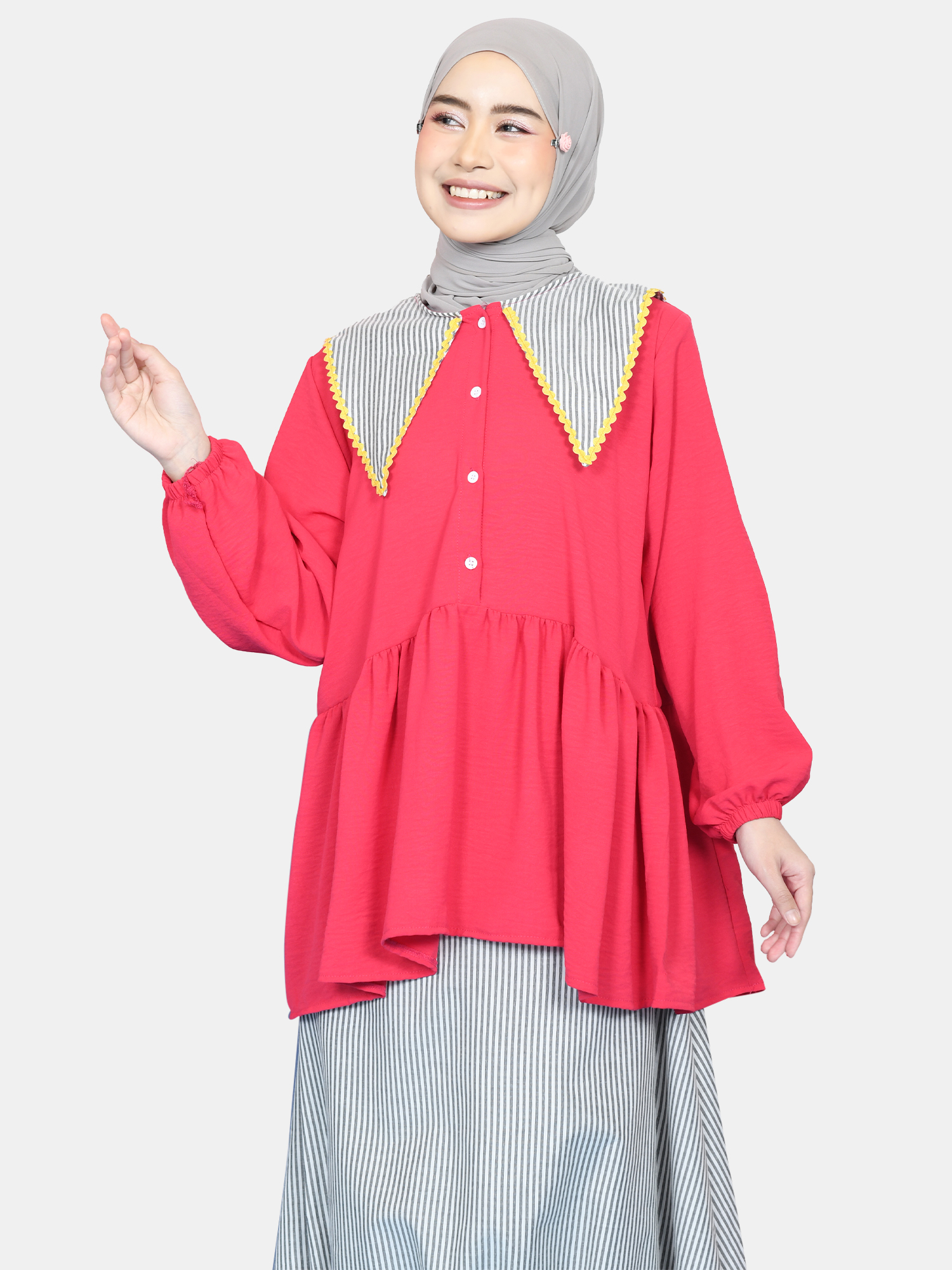 Mybamus Kaiz Collar Tops