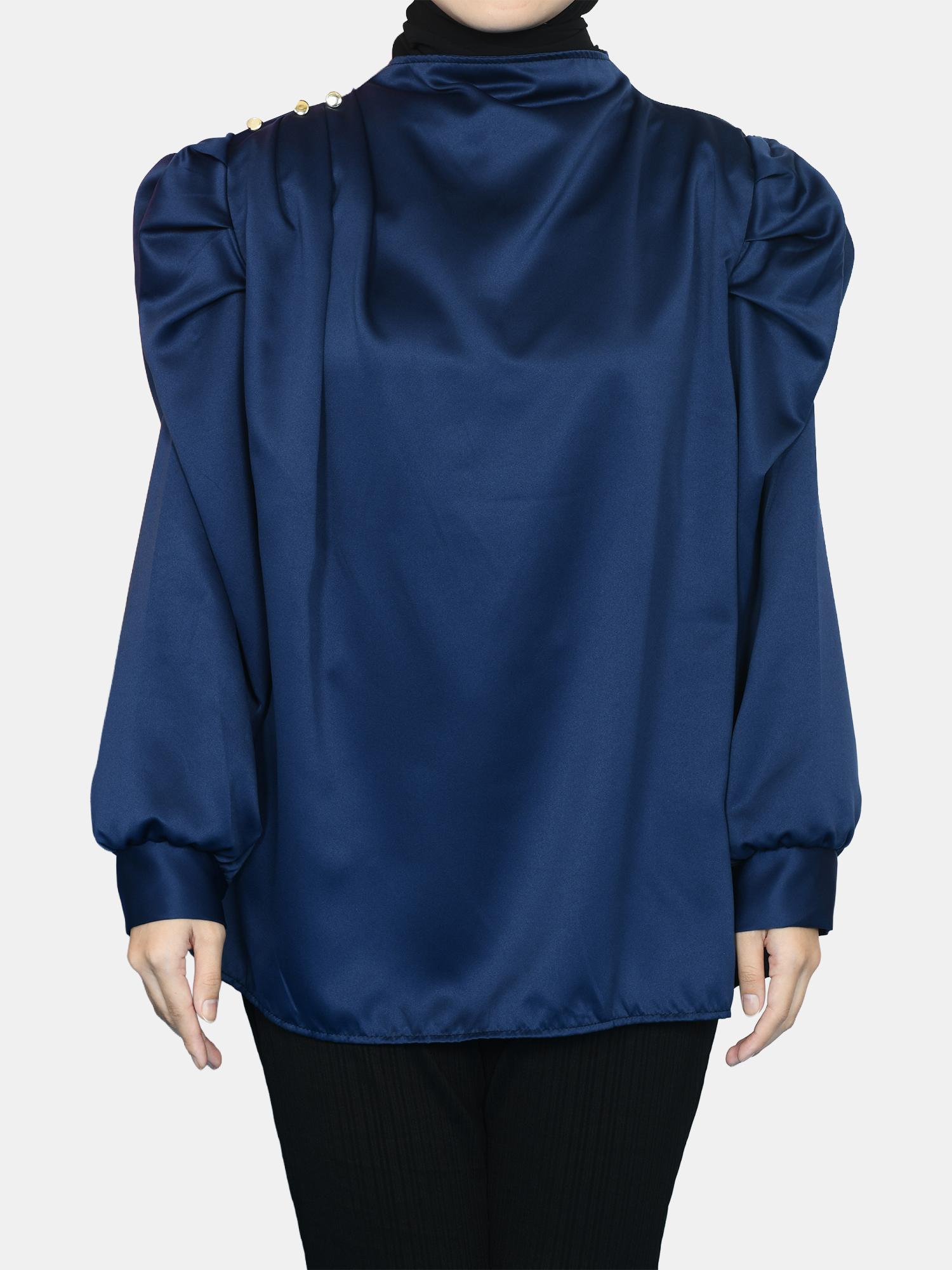Mybamus Jena Balloon Puff Tops Atasan Kerja view 3