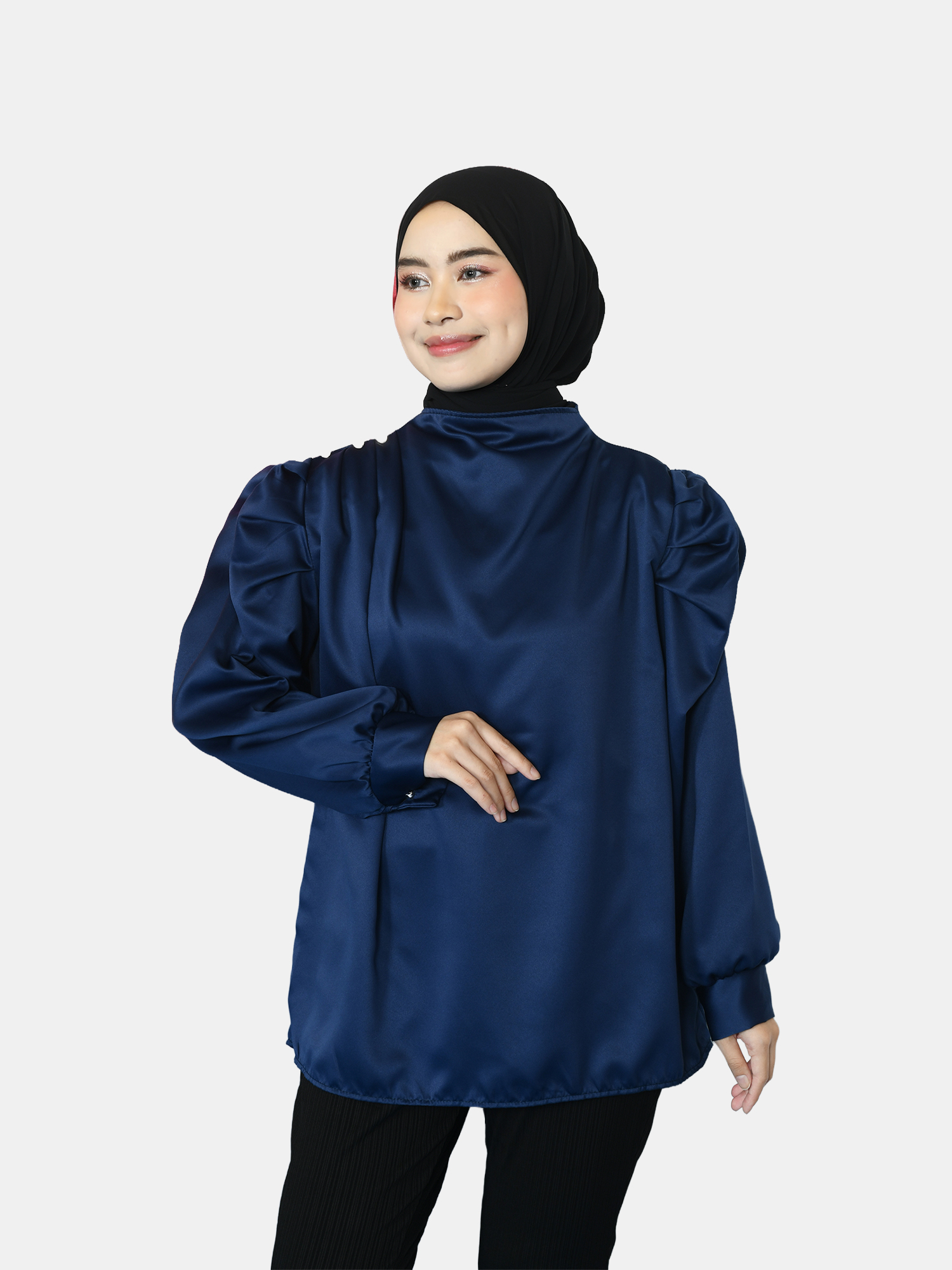 Mybamus Jena Balloon Puff Tops Atasan Kerja view 4