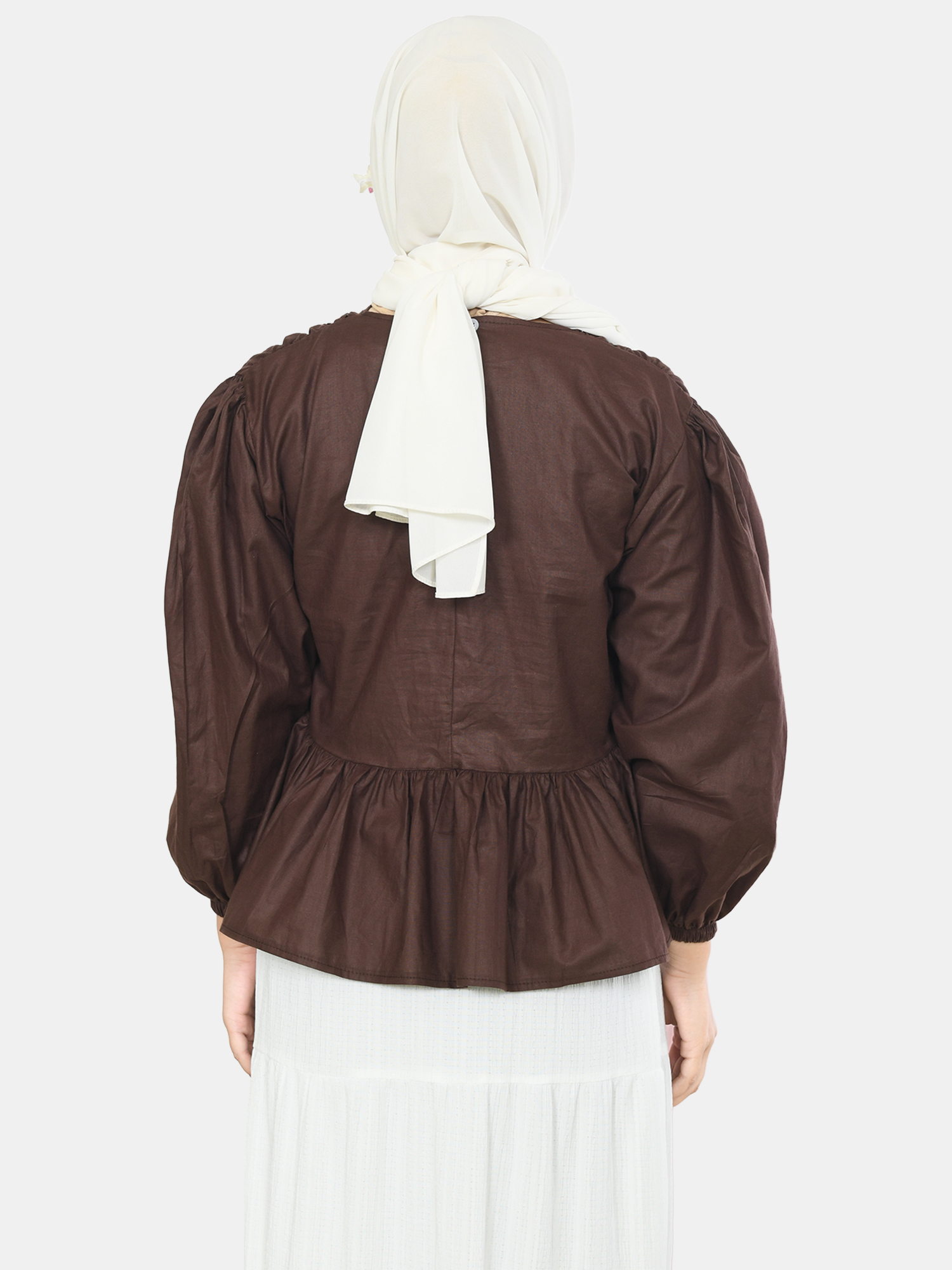 Mybamus Liora Rubber Blouse Atasan Kerut view 5