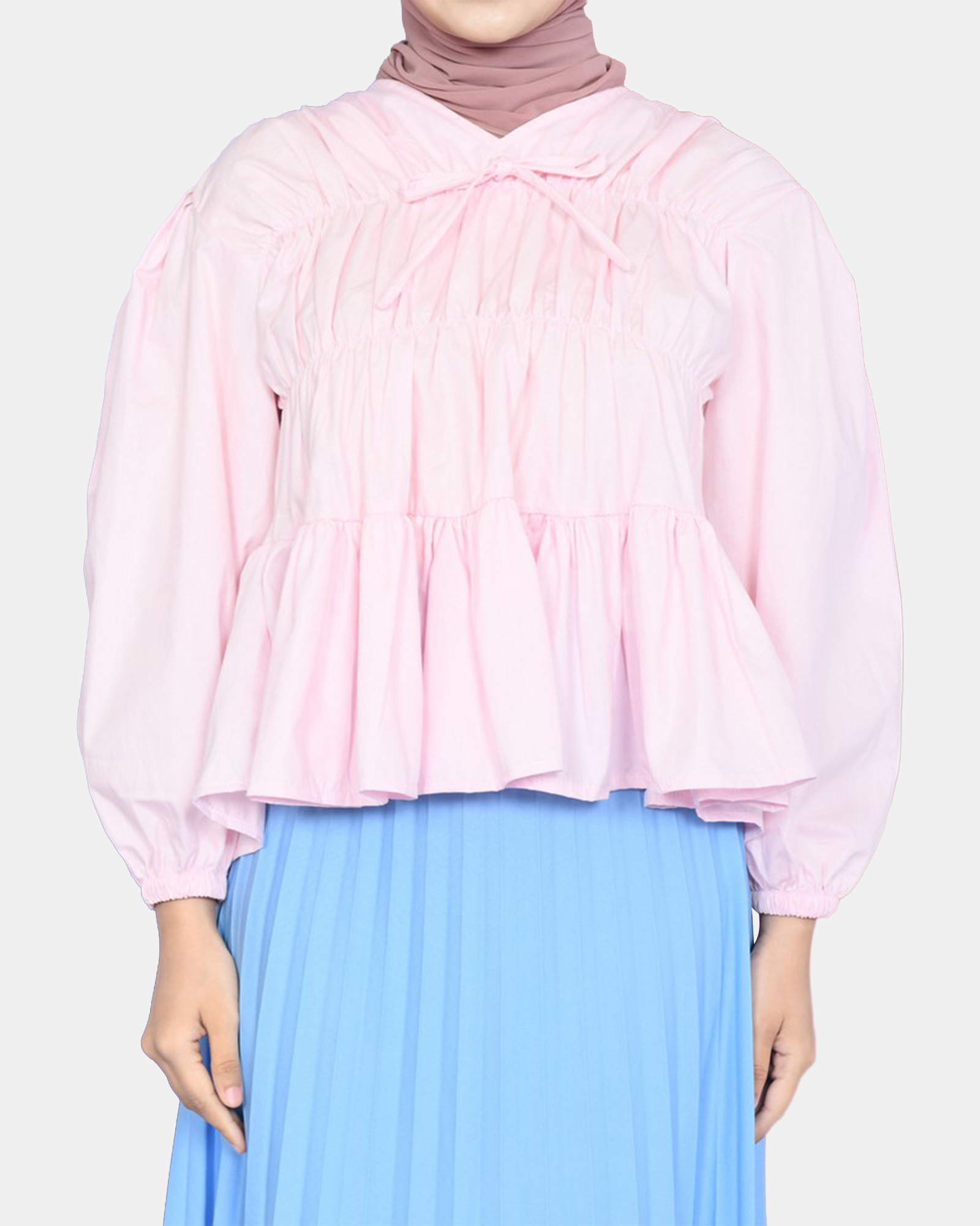 Mybamus Liora Rubber Blouse Atasan Kerut view 11