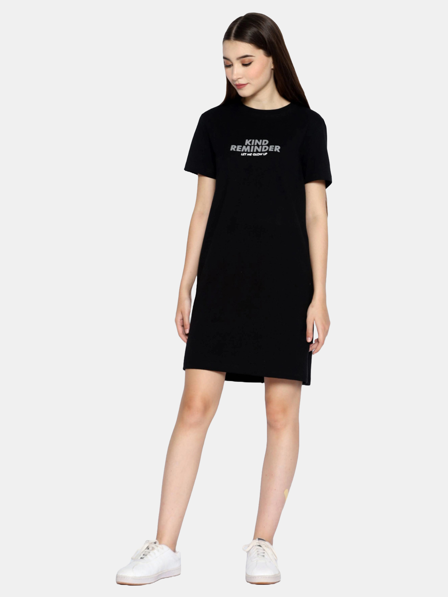 JESSICA - Black Tee Dress view 3