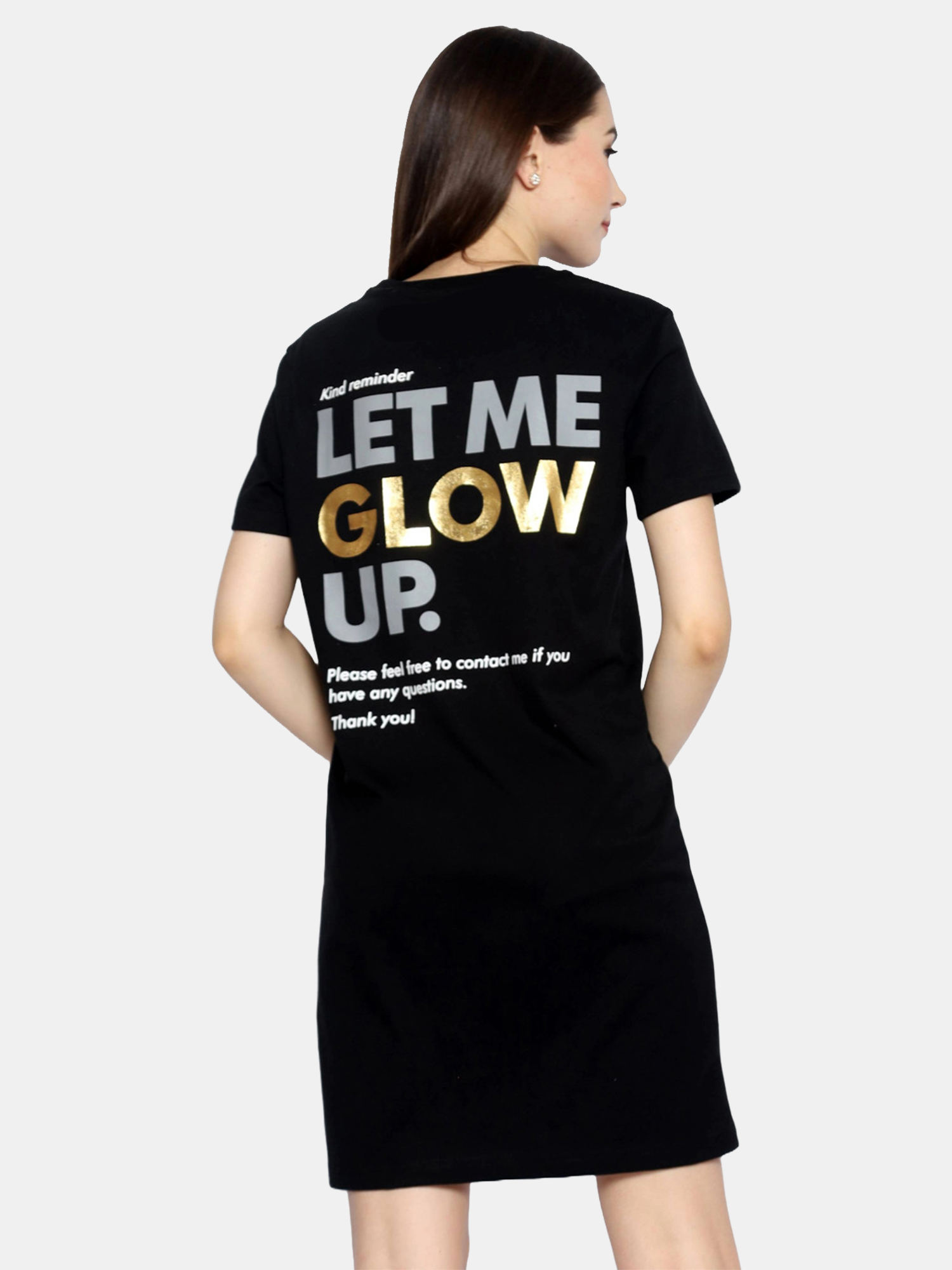 JESSICA - Black Tee Dress view 2