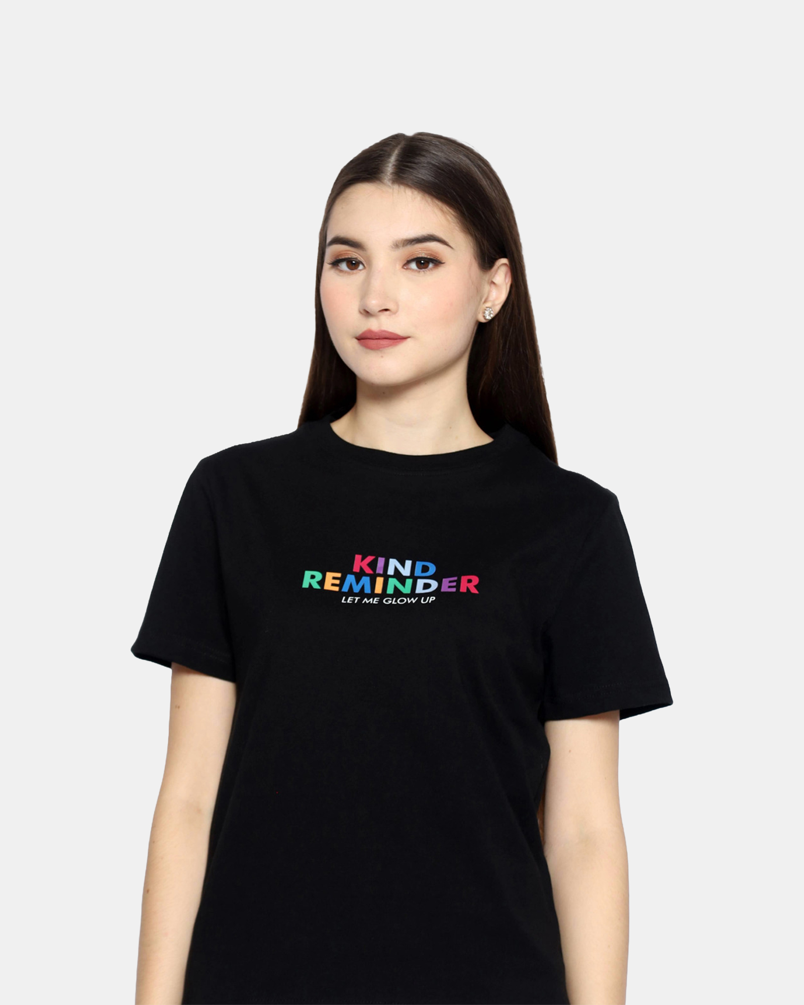HELENA - Women's Cotton Black Tshirt view 4