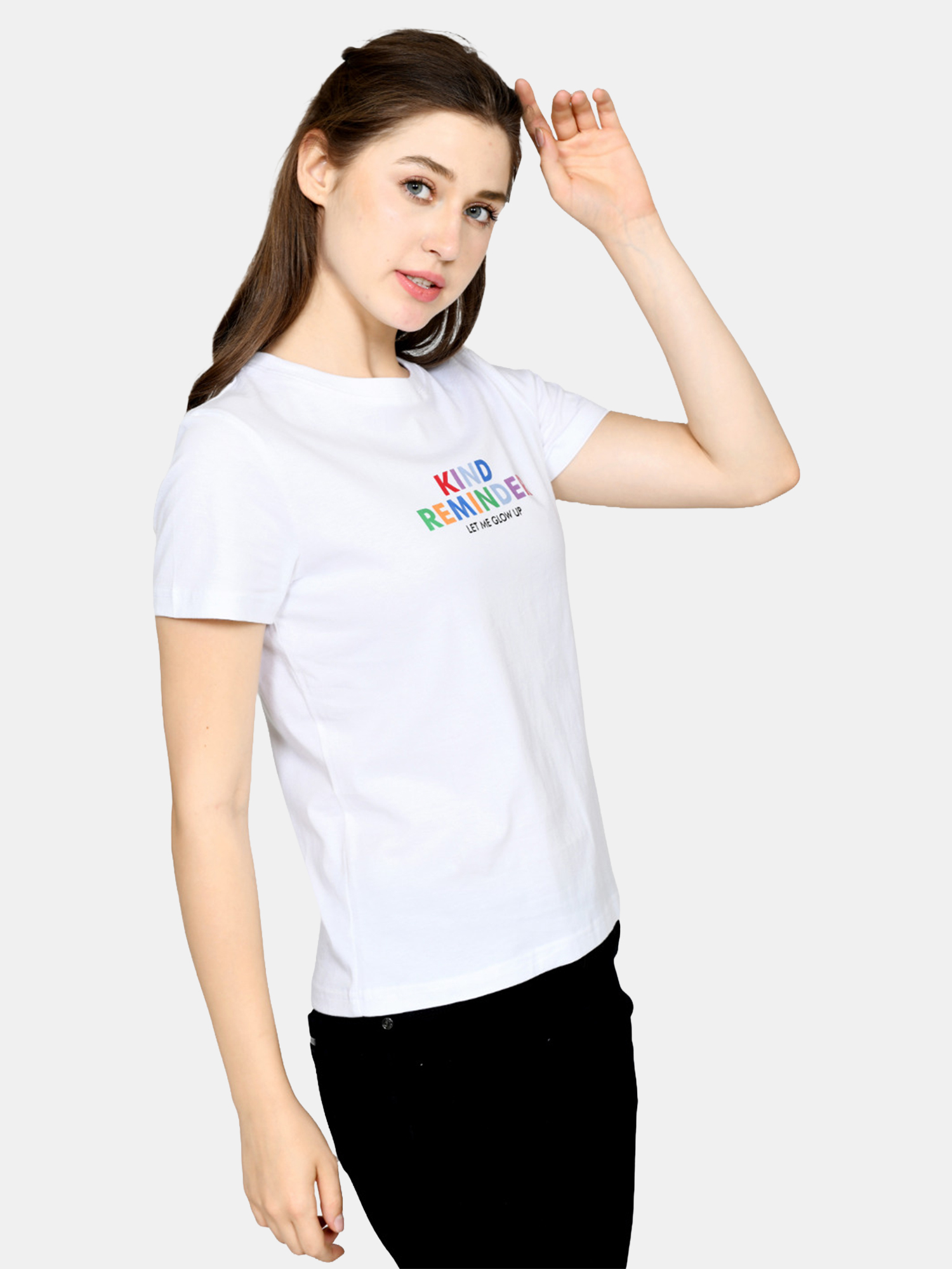 HELENA - Women's Cotton White Tshirt view 4