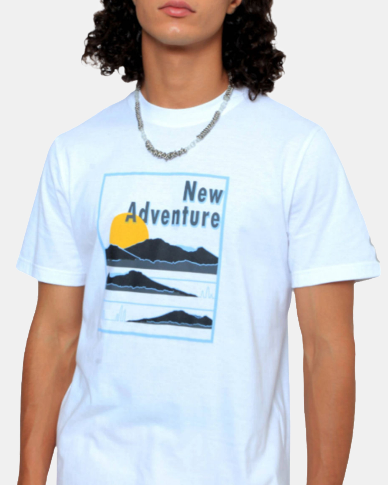 Aulio - Men's Regular Fit White T-shirt view 2