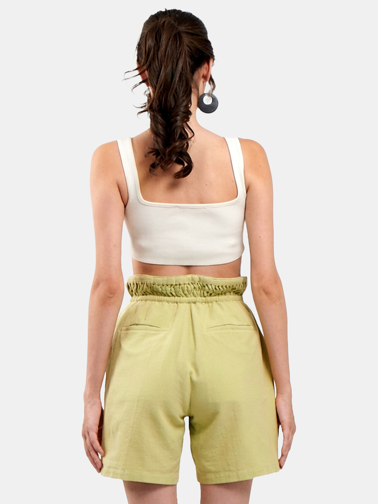 Opal - Women's Lime Short Pants  view 2