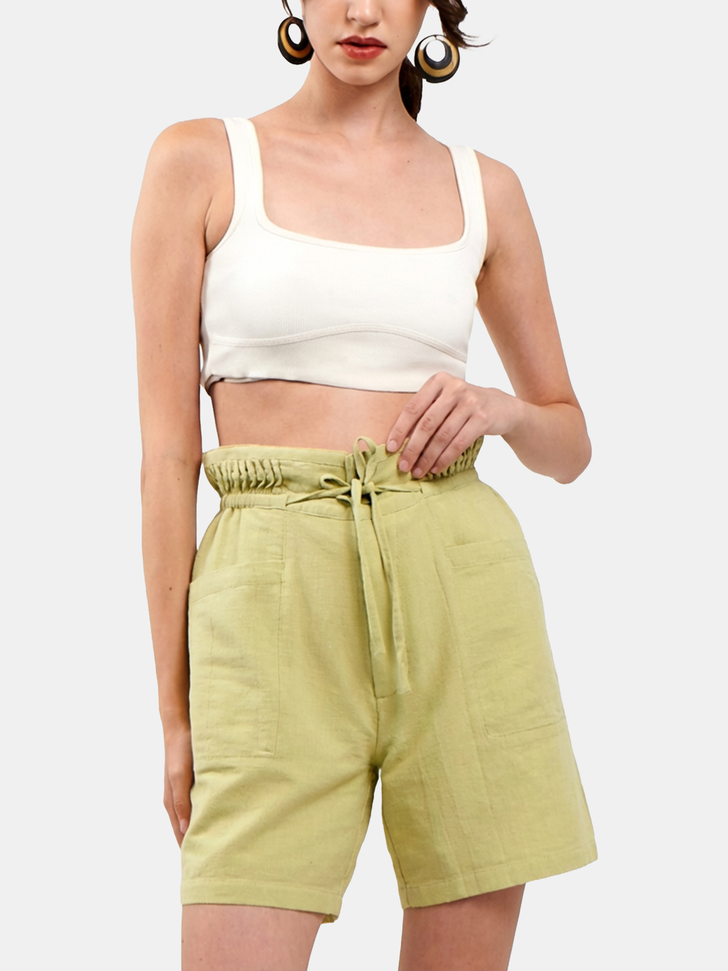 Opal - Women's Lime Short Pants  view 4