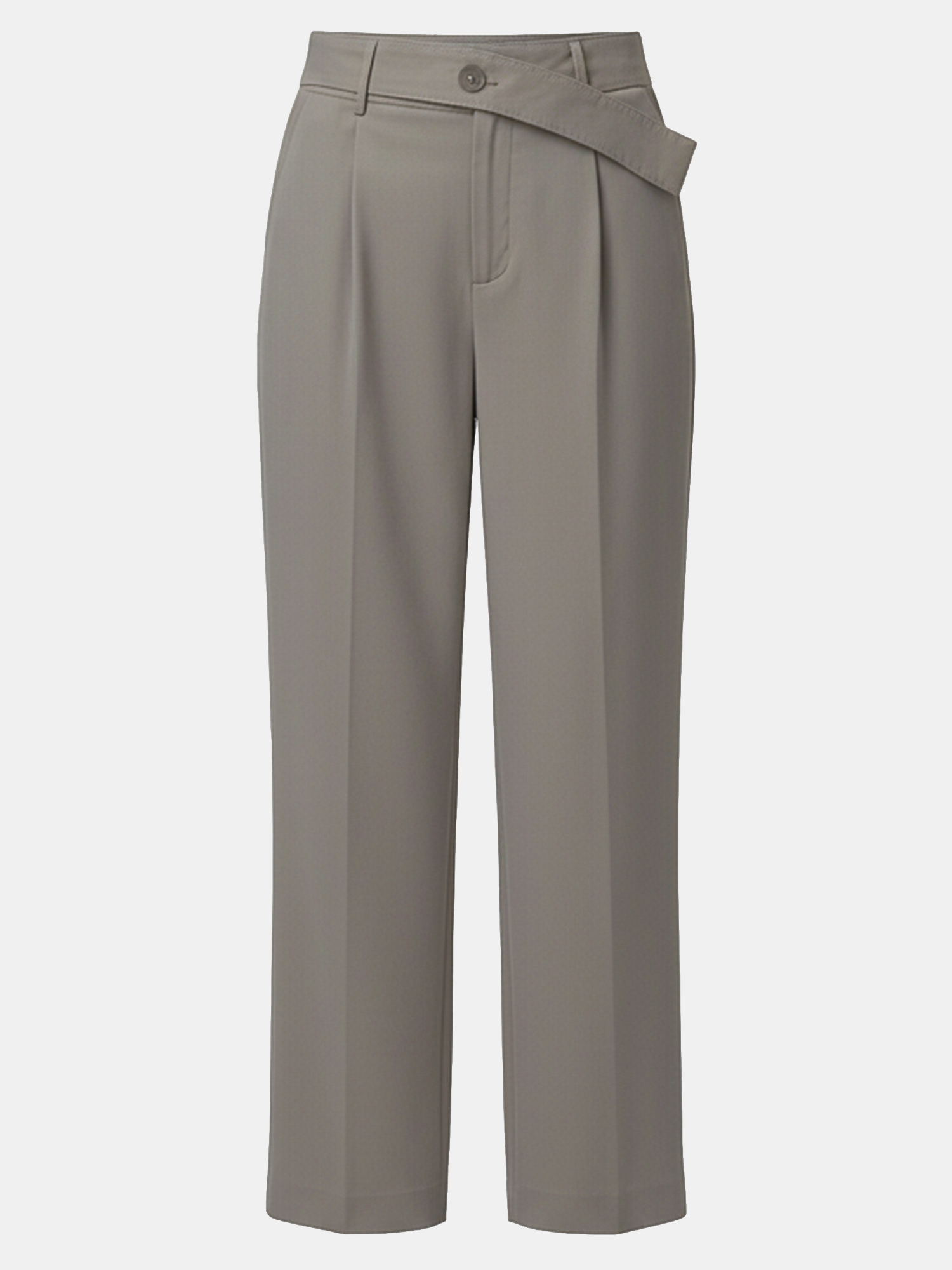 Rachel - Women's Grey Cotton Pants