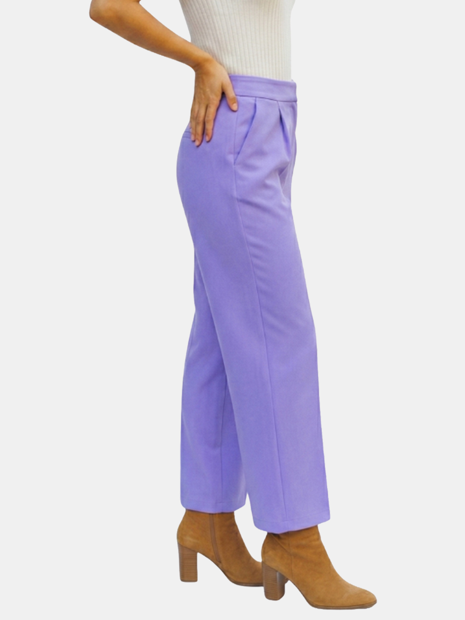 Laila - Women's Purple Culotte view 3