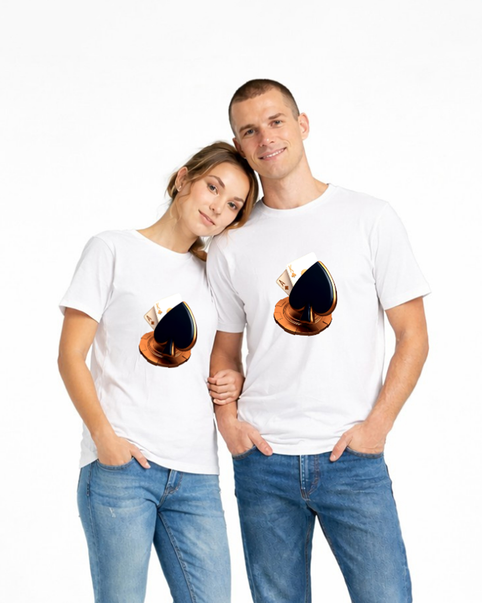Monstreet Regular Fit White Cotton Graphic Tshirt UTR105 view 4