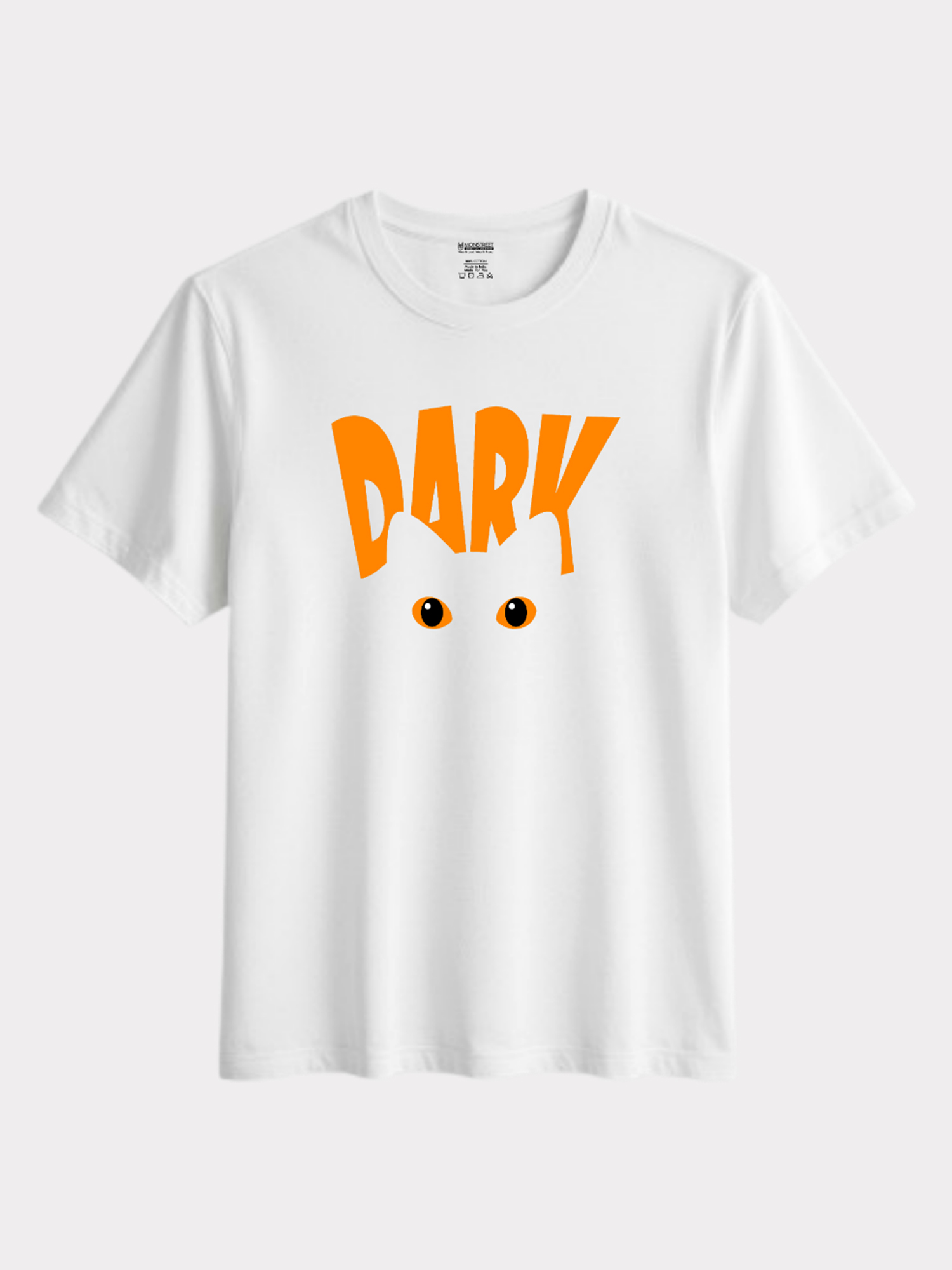Regular Fit White Cotton Graphic Tshirt UTR198 view 3