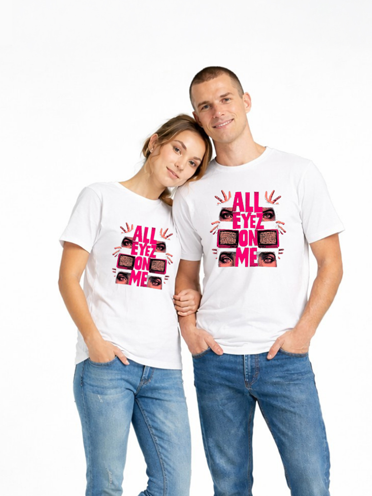 Regular Fit White Cotton Graphic Tshirt UTR199 view 4