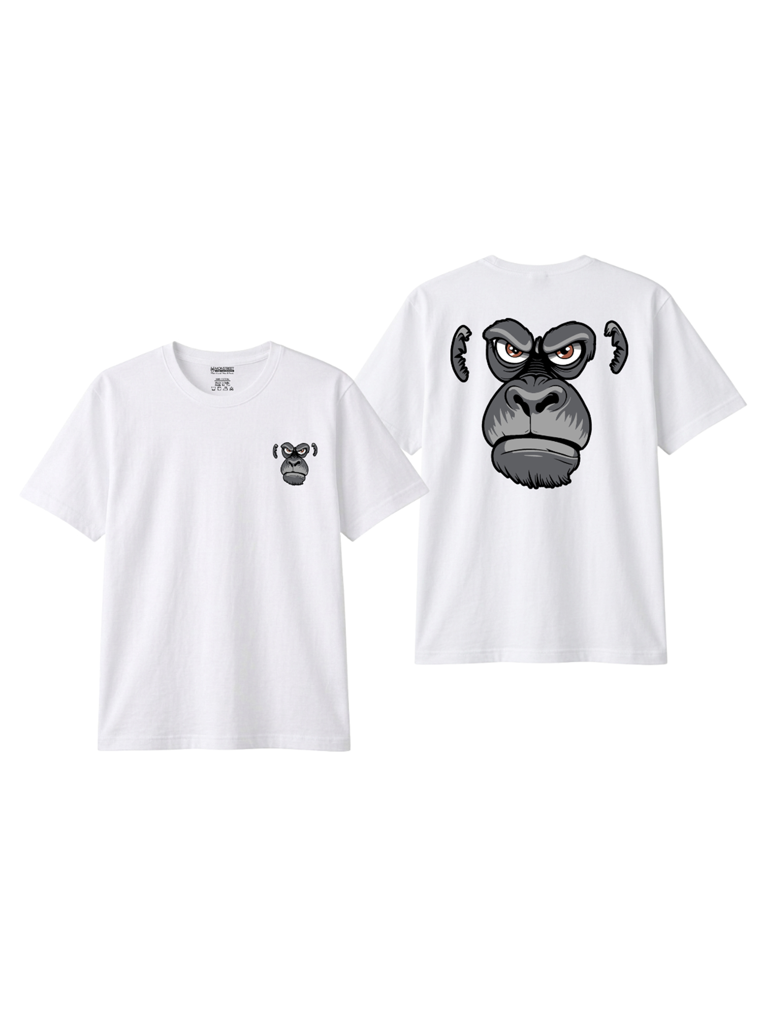 Regular Fit White Cotton Graphic Tshirt UTR173 view 2