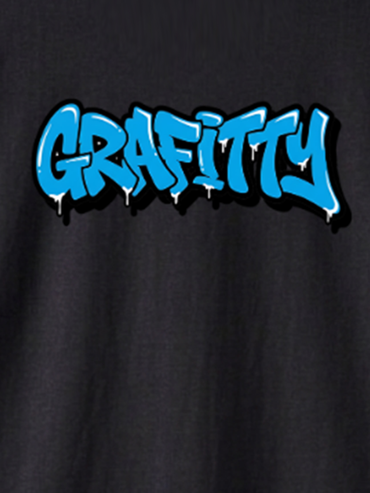 Regular Fit Black Cotton Graphic Tshirt UTR214 view 2