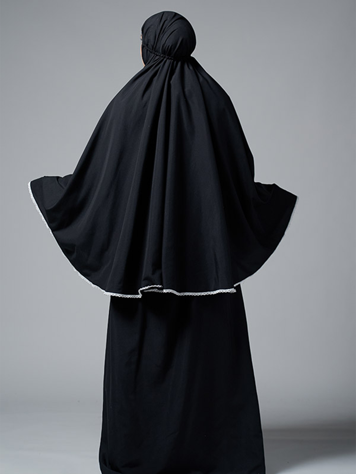 Fadwah Spesial Hajji Mukena - Black view 2