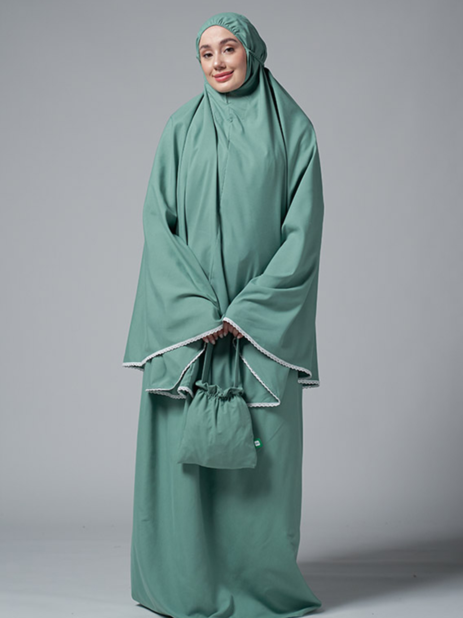 Fadwah Spesial Hajji Mukena - Green