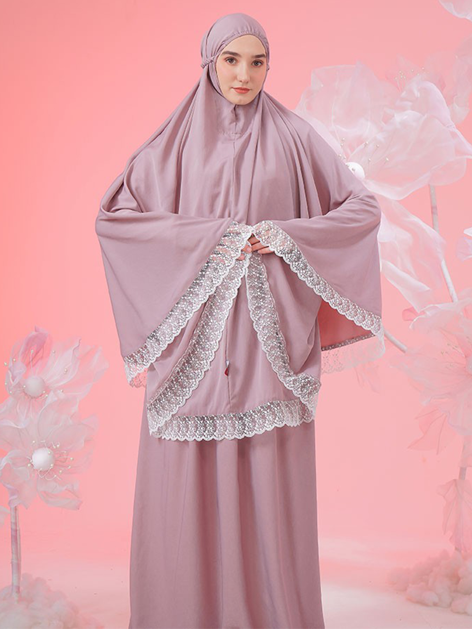 Ramaniya Fredelina Mukena - Dusty Purple view 2