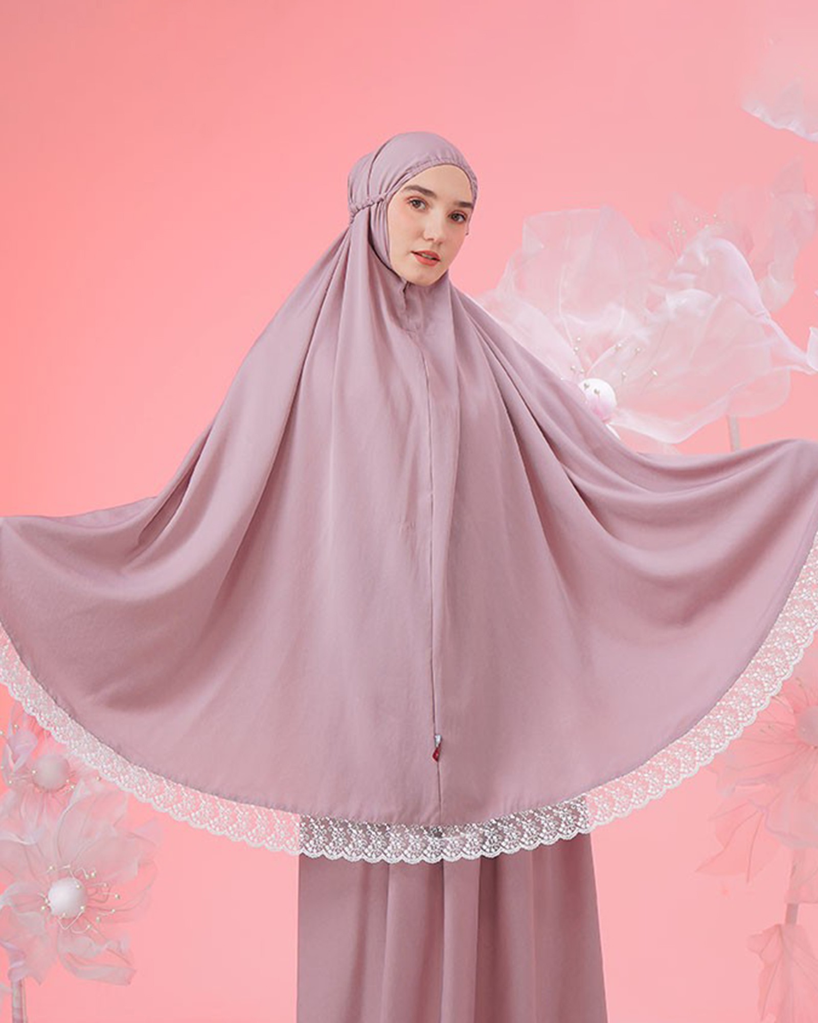 Ramaniya Fredelina Mukena - Dusty Purple view 5