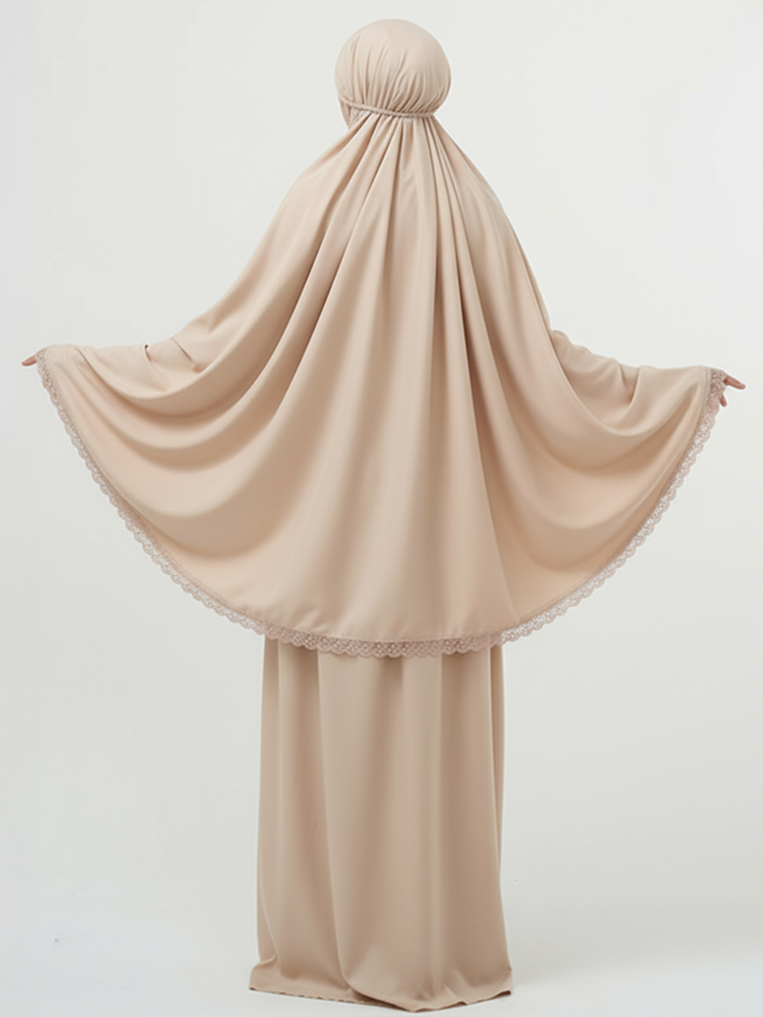 Dzafina Elvaretta Mukena - Brown view 4