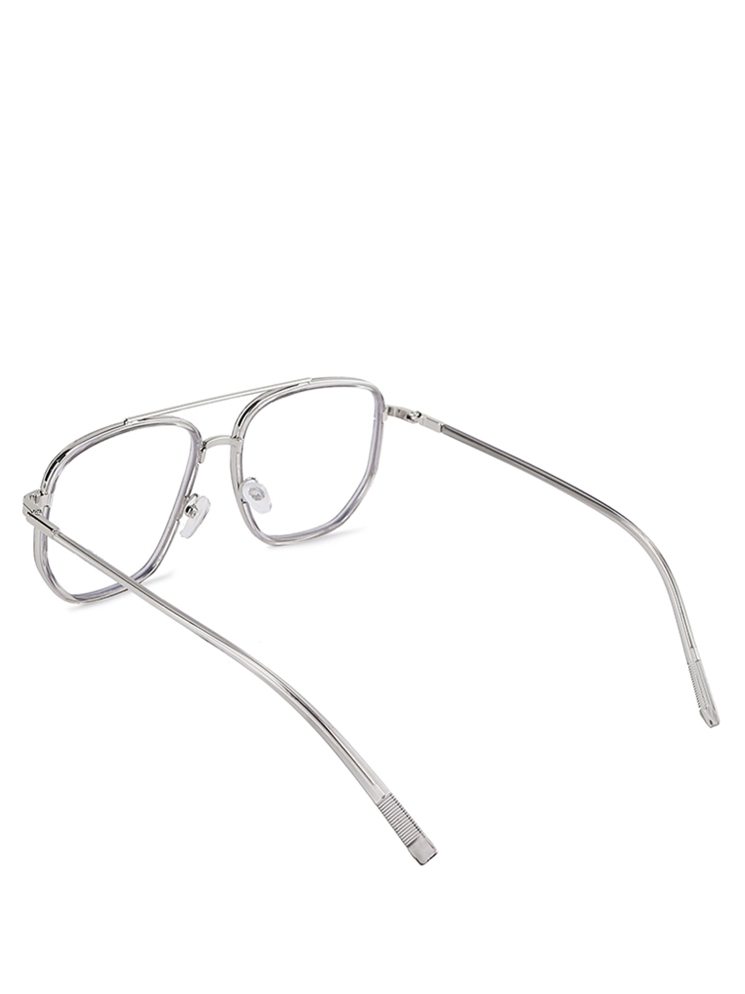 Kacamata Anti Blue Light Gervind Silver Glasses Fashion Unisex view 3