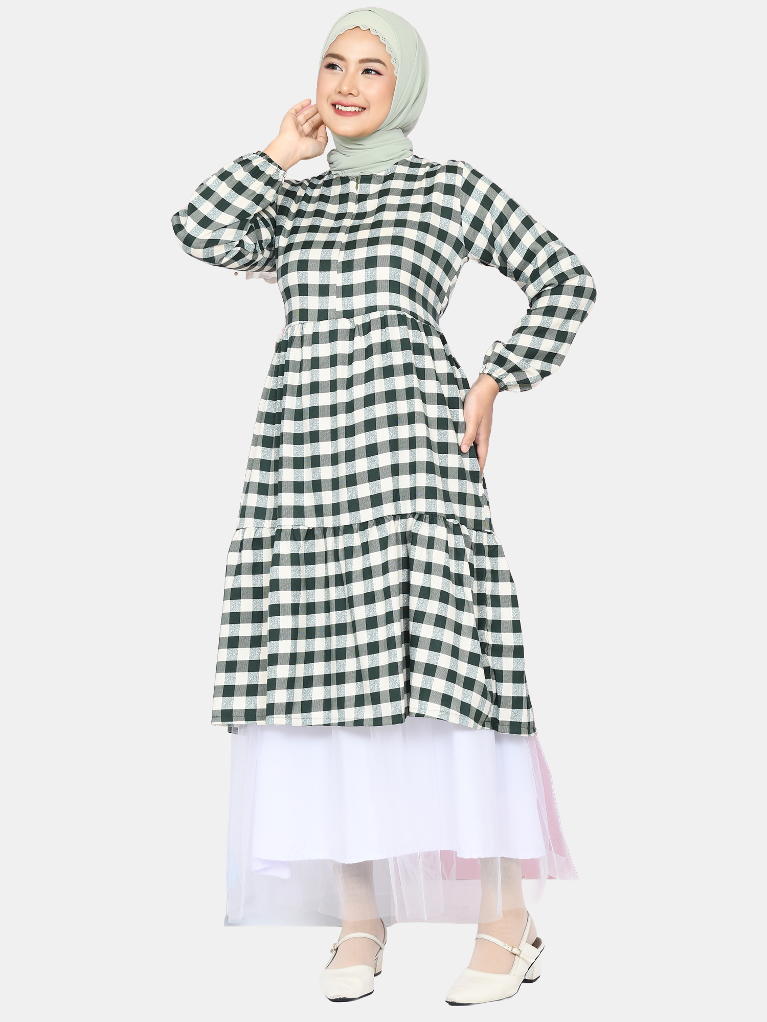 Mybamus Witta Ruffle Midi Dress view 2