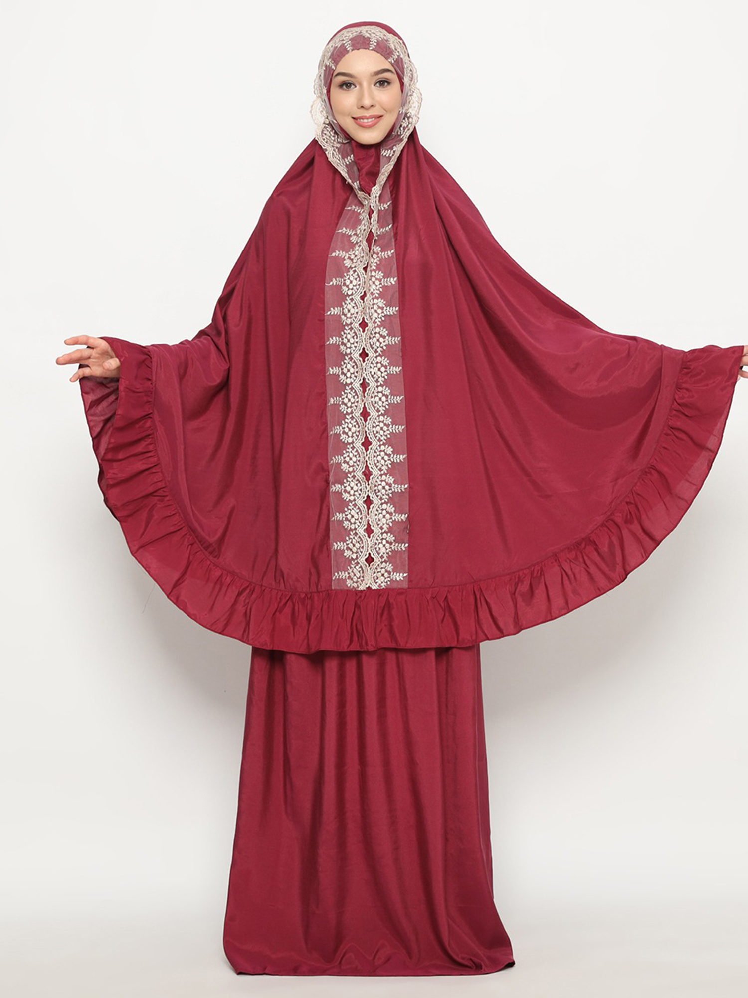 Myesha Hamida Mukena - Maroon
