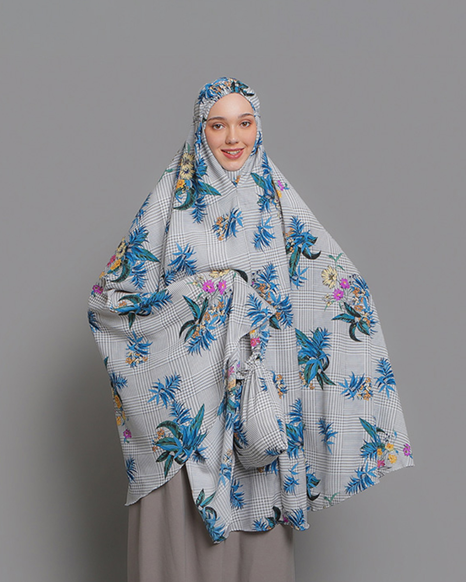 Chaerunnisa Athalla Mukena - Dark Grey view 5