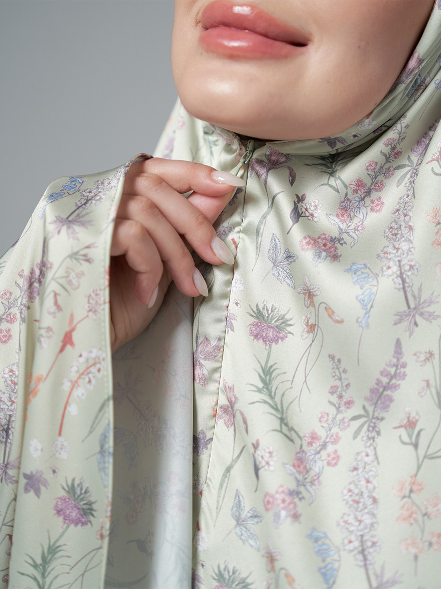 Maryan Saffanah Mukena - Green view 3