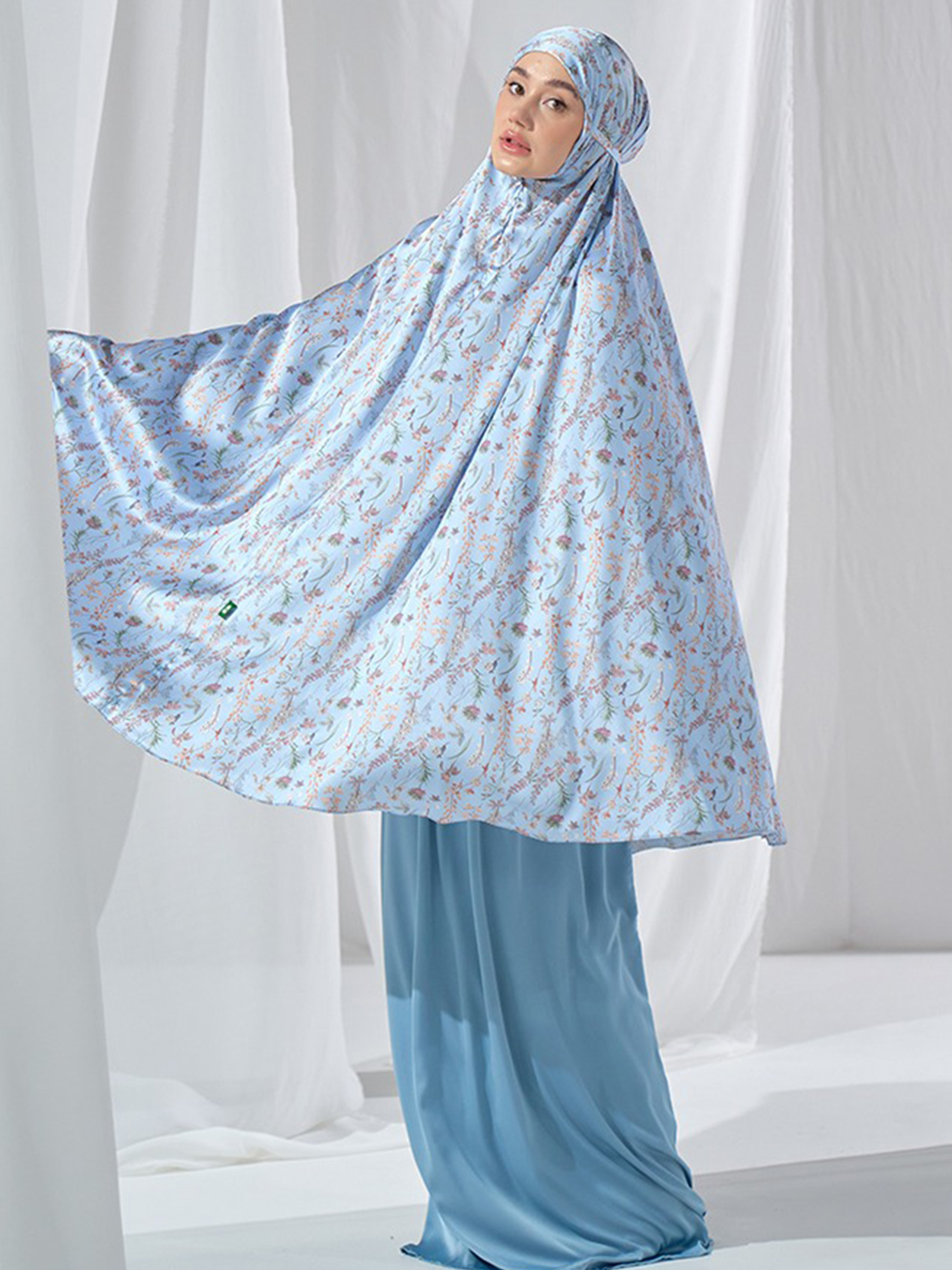 Maryan Saffanah Mukena - Blue