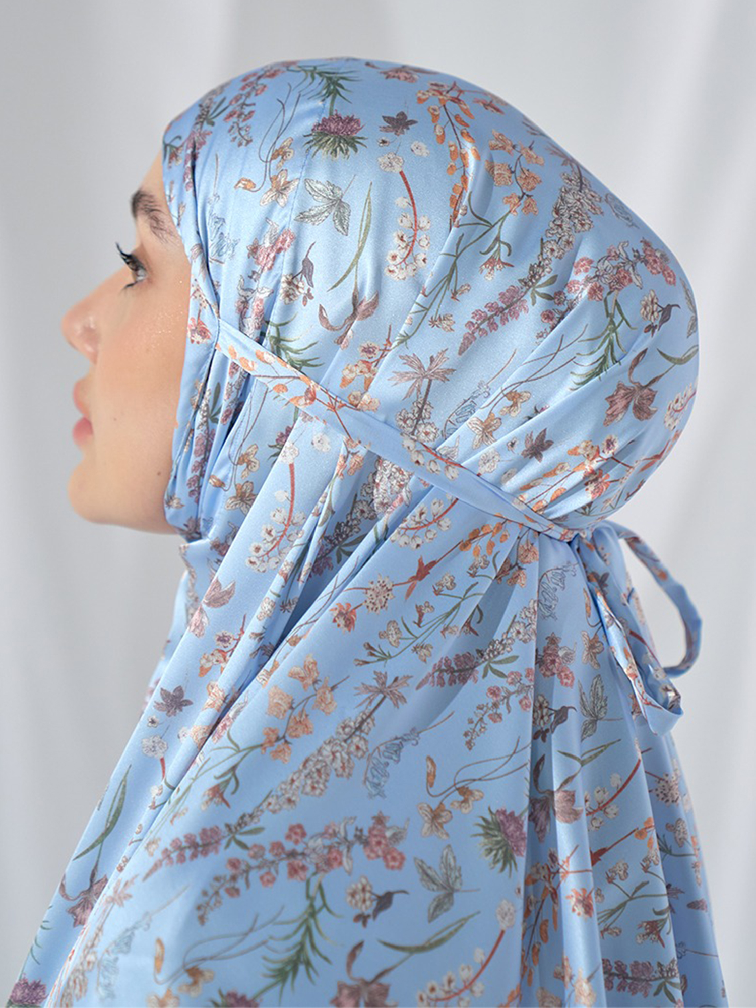 Maryan Saffanah Mukena - Blue view 6