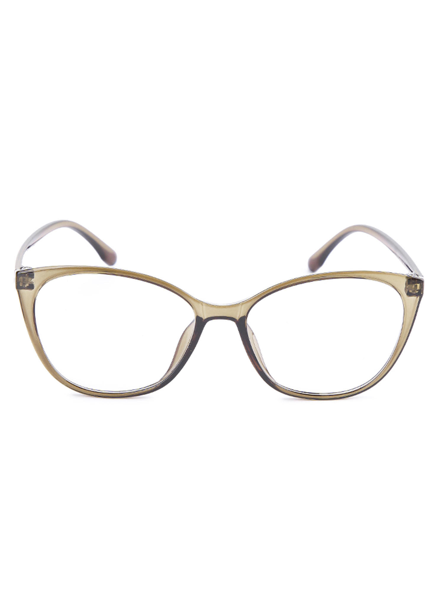 Kacamata TR Lentur Pria Wanita Antiradiasi Cat Eye Vania-BROWN view 4