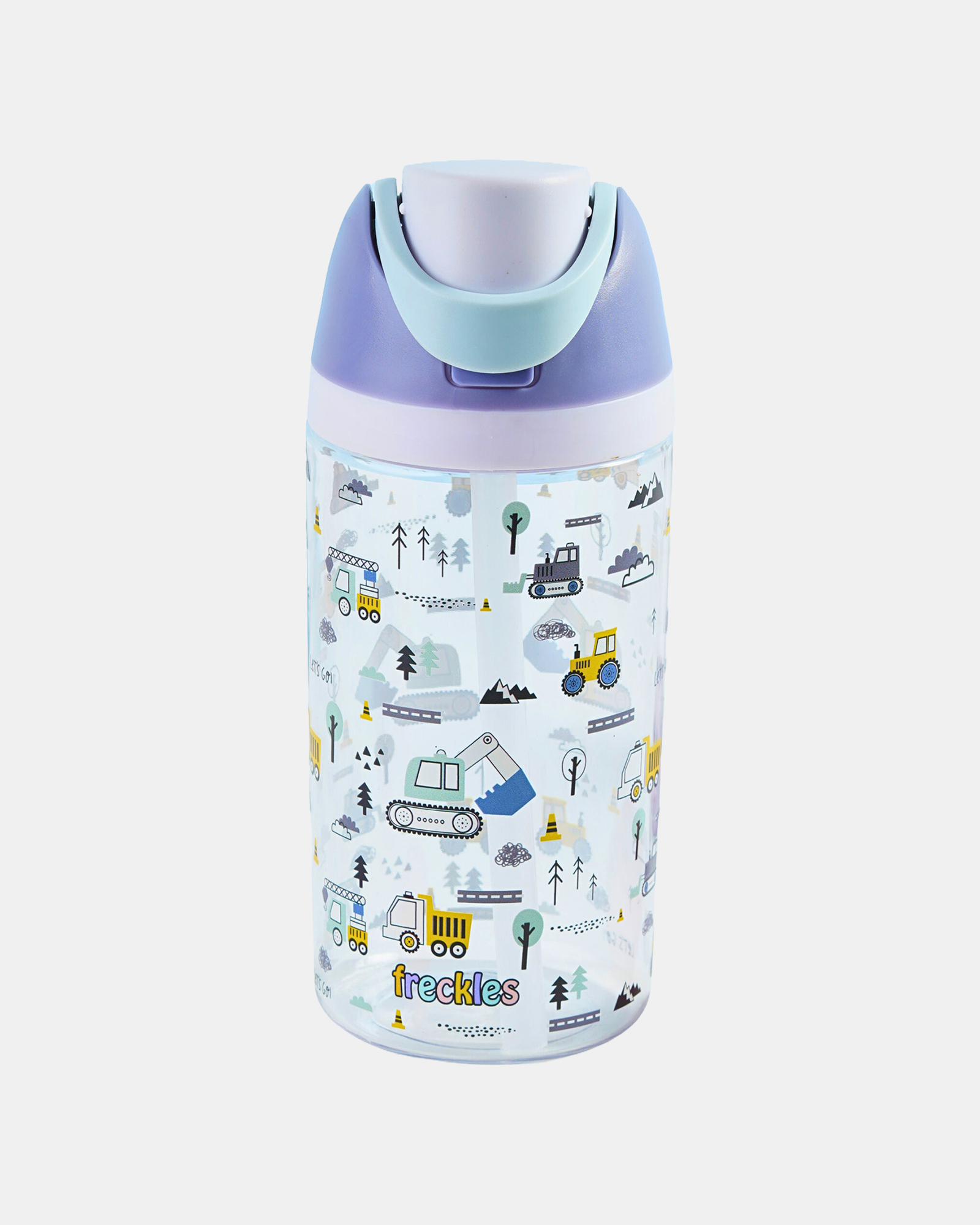 Freckles Ohlala Water Bottle Tritan 500 ml- Botol Minum Anak Tritan Anti Tumpah BPA Free view 7