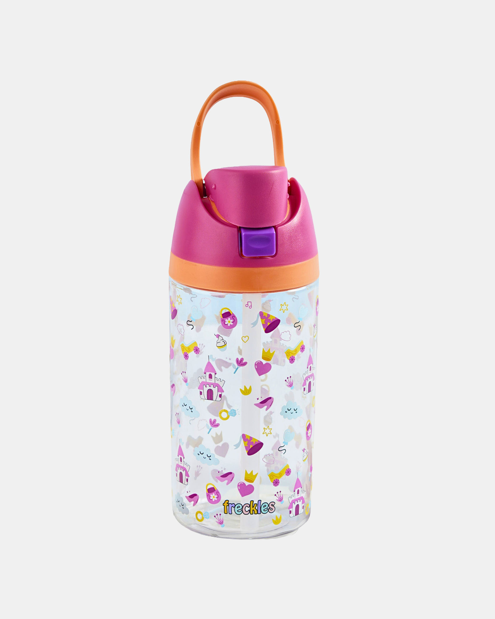 Freckles Ohlala Water Bottle Tritan 500 ml- Botol Minum Anak Tritan Anti Tumpah BPA Free view 9