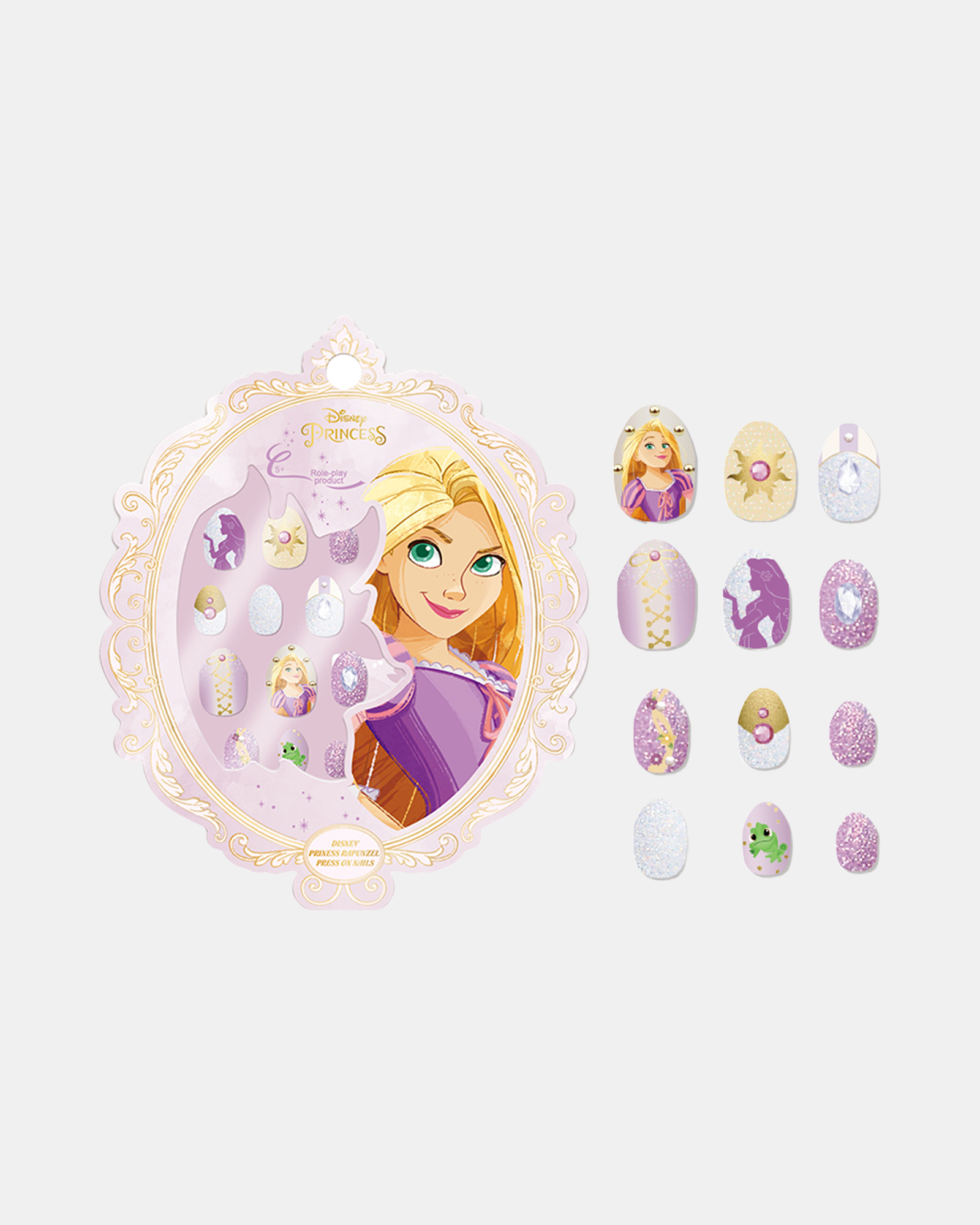 DUMMY - Disney Princess Series Self Adhesive Fake Nail Art - Kuku Palsu Disney dengan Lem view 5