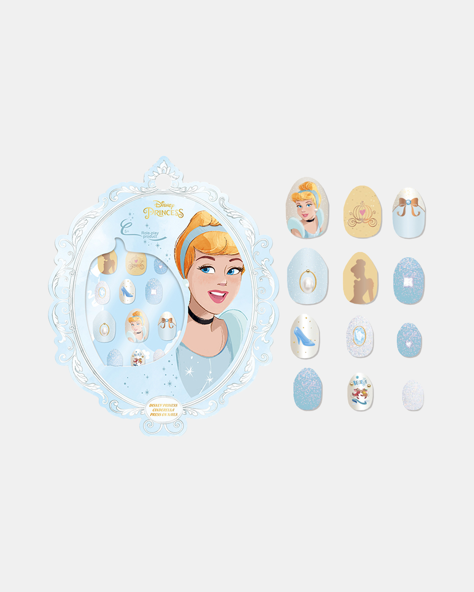 DUMMY - Disney Princess Series Self Adhesive Fake Nail Art - Kuku Palsu Disney dengan Lem view 14