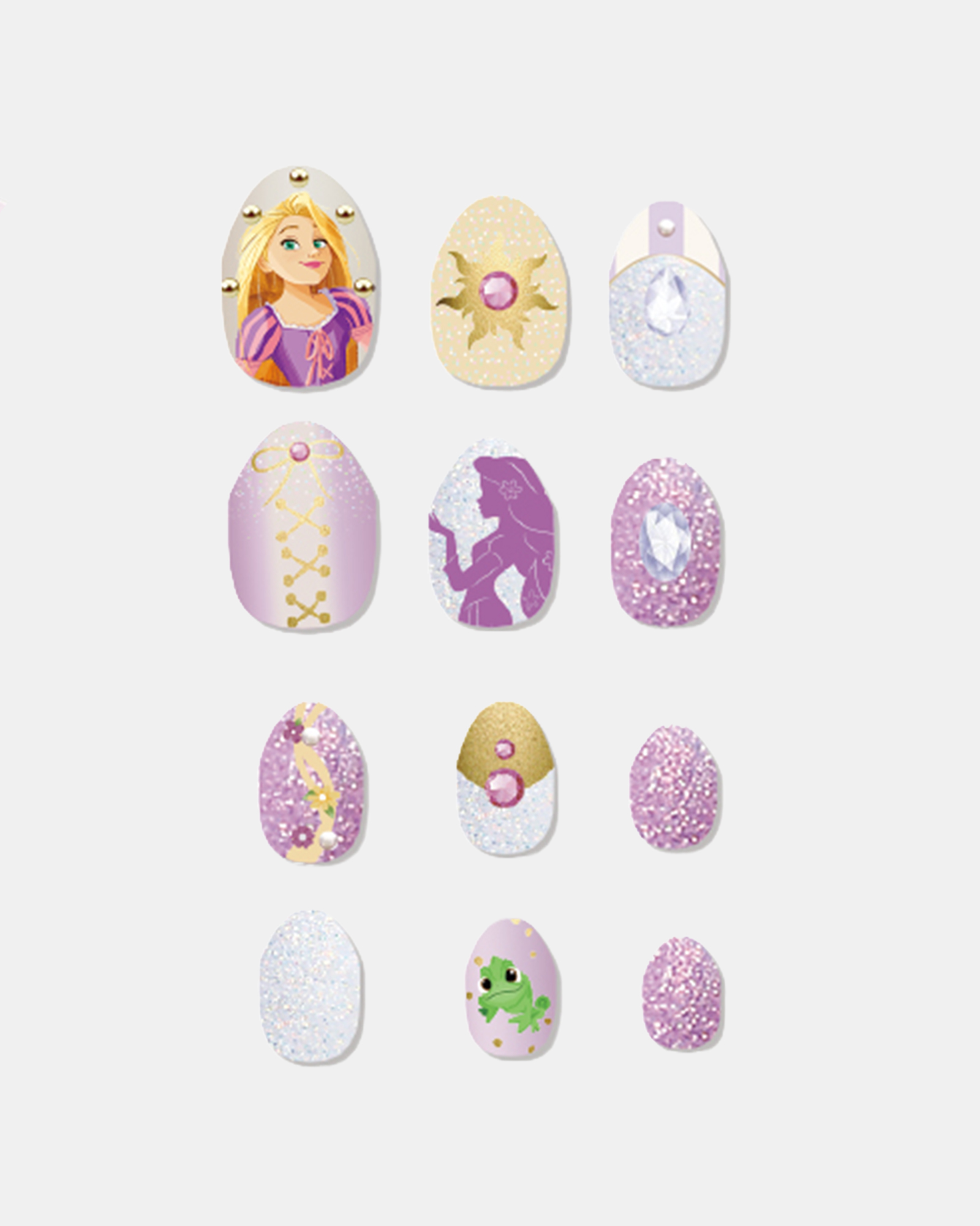 DUMMY - Disney Princess Series Self Adhesive Fake Nail Art - Kuku Palsu Disney dengan Lem view 4
