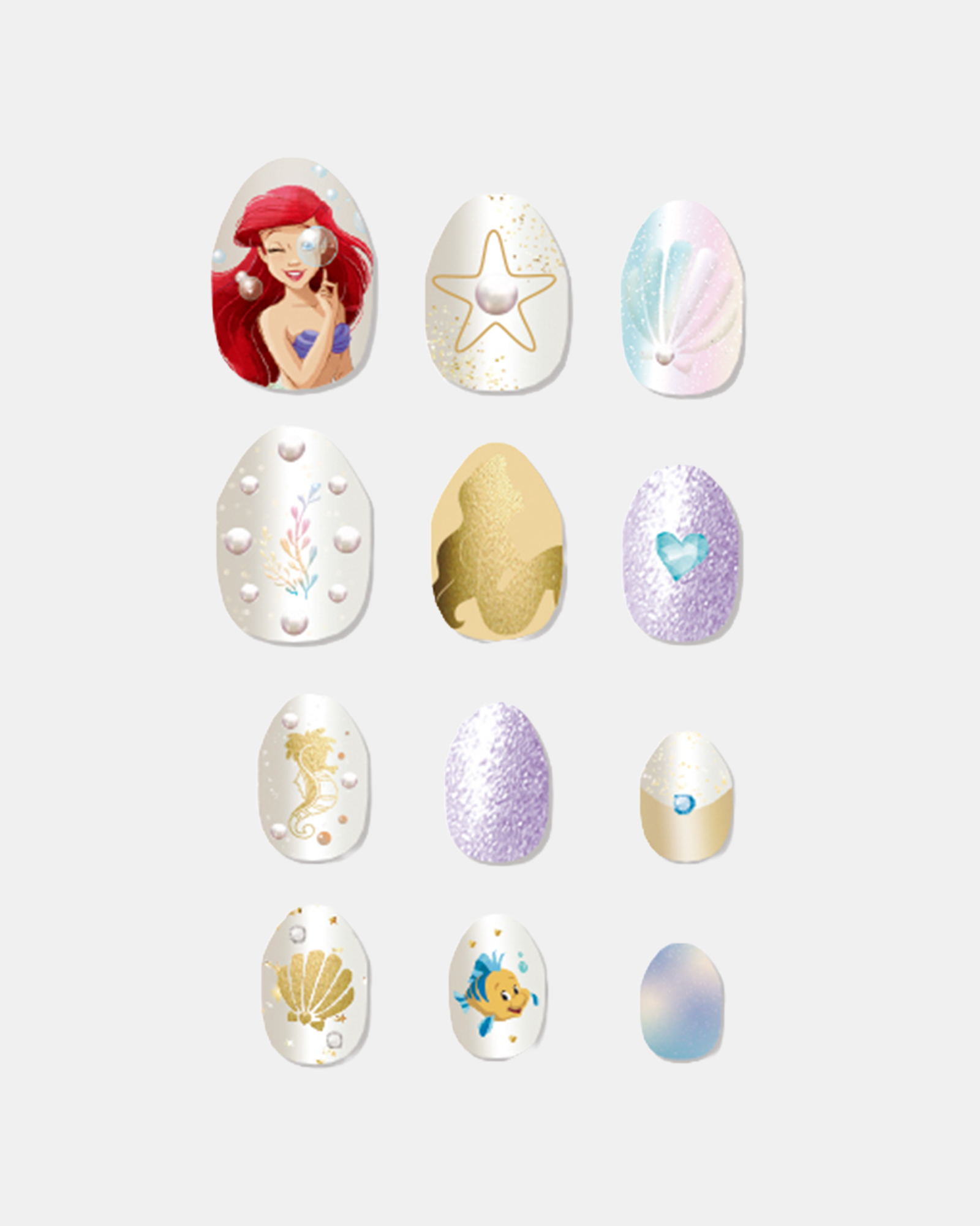 DUMMY - Disney Princess Series Self Adhesive Fake Nail Art - Kuku Palsu Disney dengan Lem view 17