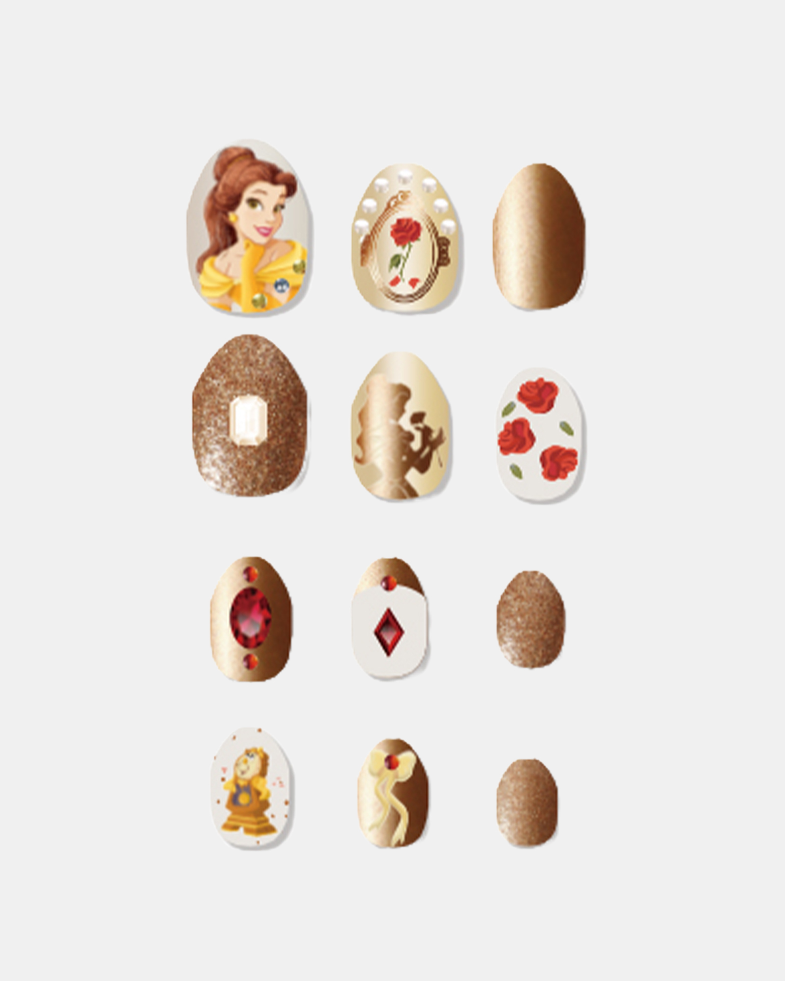 DUMMY - Disney Princess Series Self Adhesive Fake Nail Art - Kuku Palsu Disney dengan Lem view 8