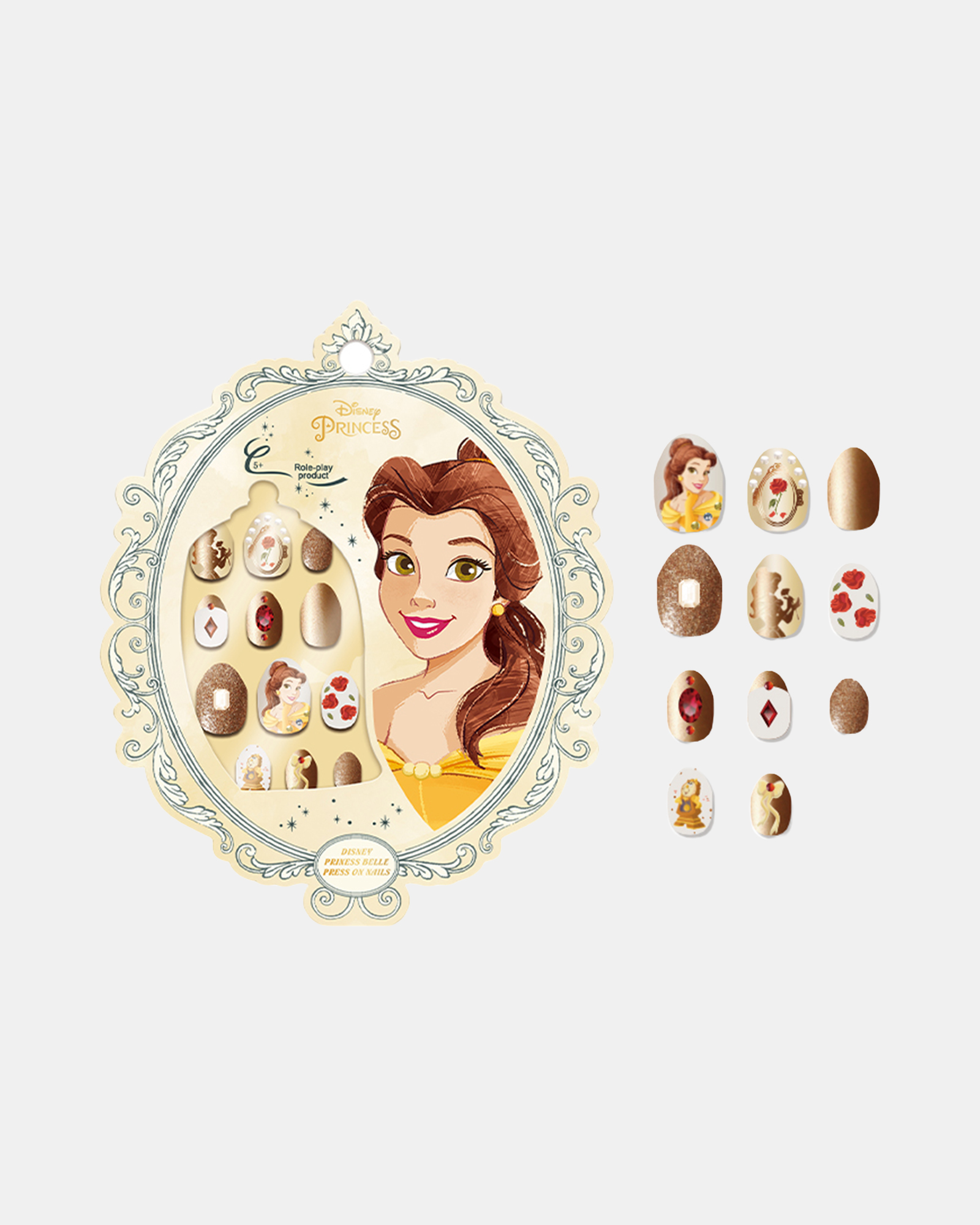 DUMMY - Disney Princess Series Self Adhesive Fake Nail Art - Kuku Palsu Disney dengan Lem view 6