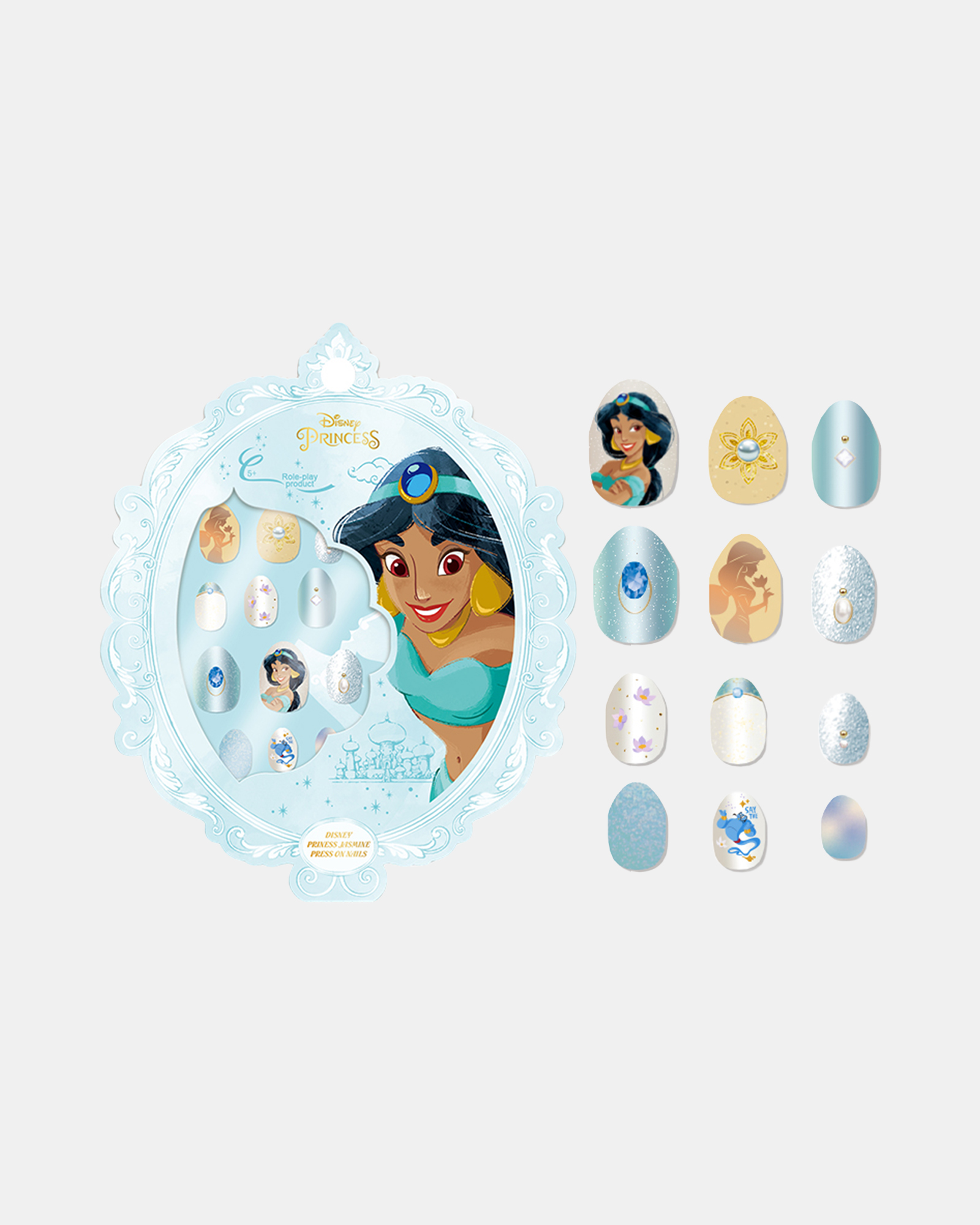 DUMMY - Disney Princess Series Self Adhesive Fake Nail Art - Kuku Palsu Disney dengan Lem view 13
